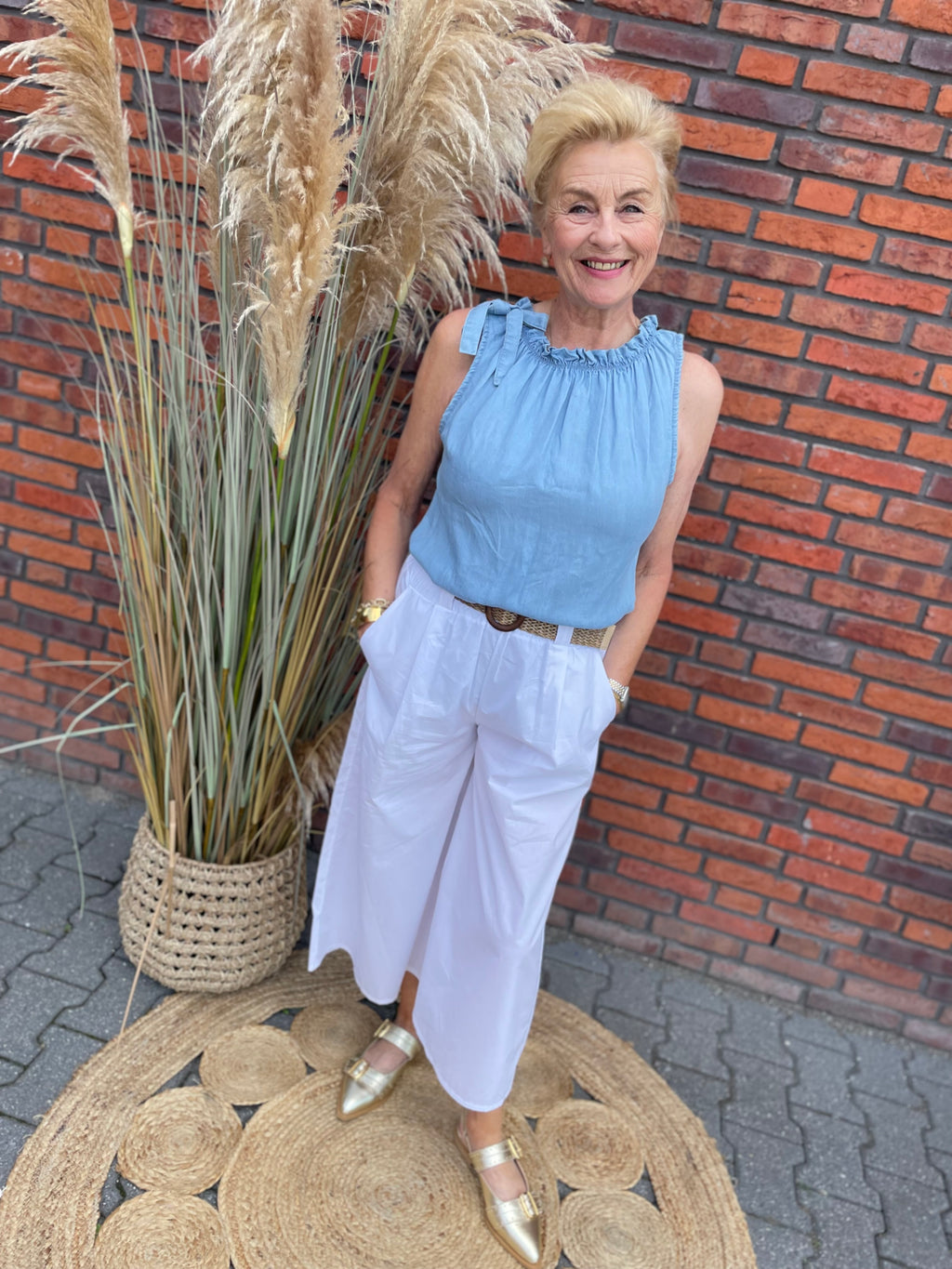 PRE-ORDER Broek Nine wit