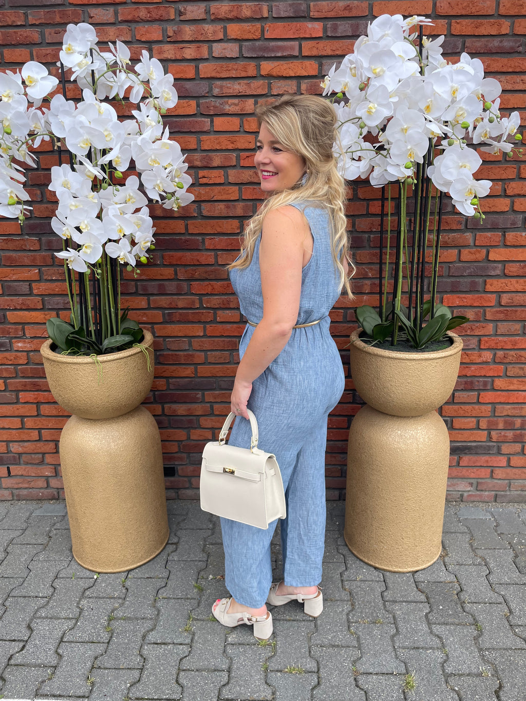 Jumpsuit Sandra Blauw