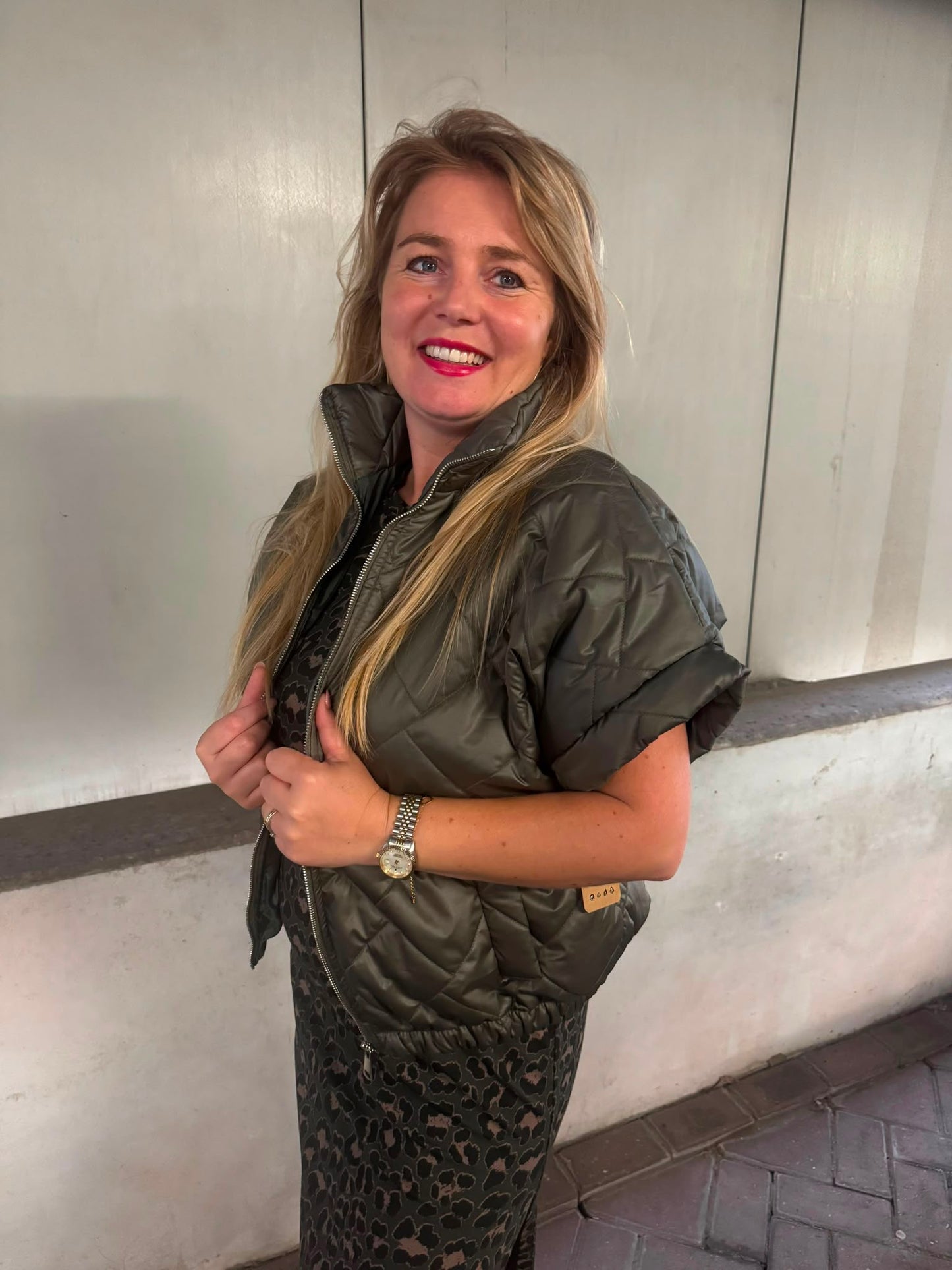 Bodywarmer Lizzy groen