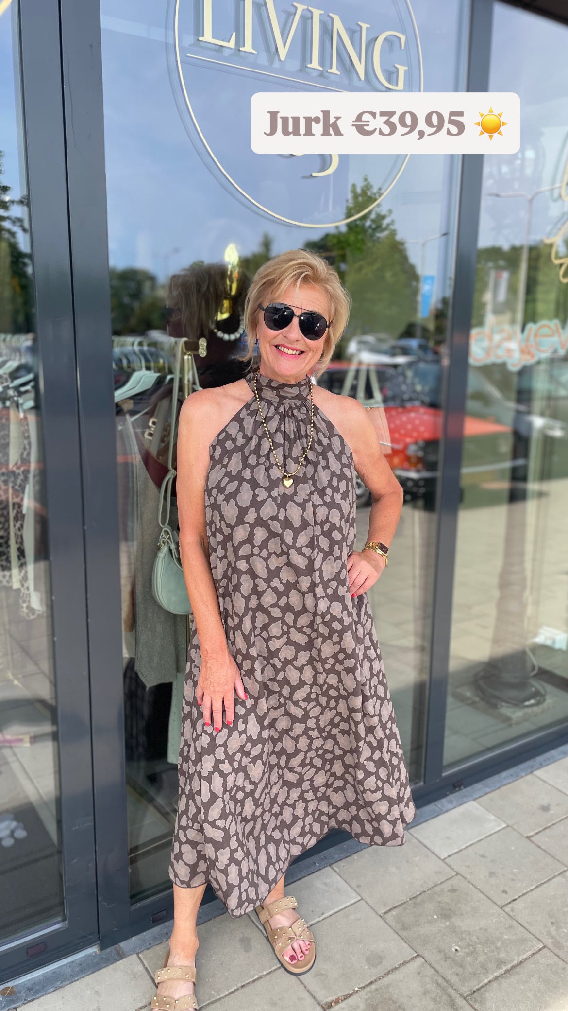 Jurk Madelief animal print