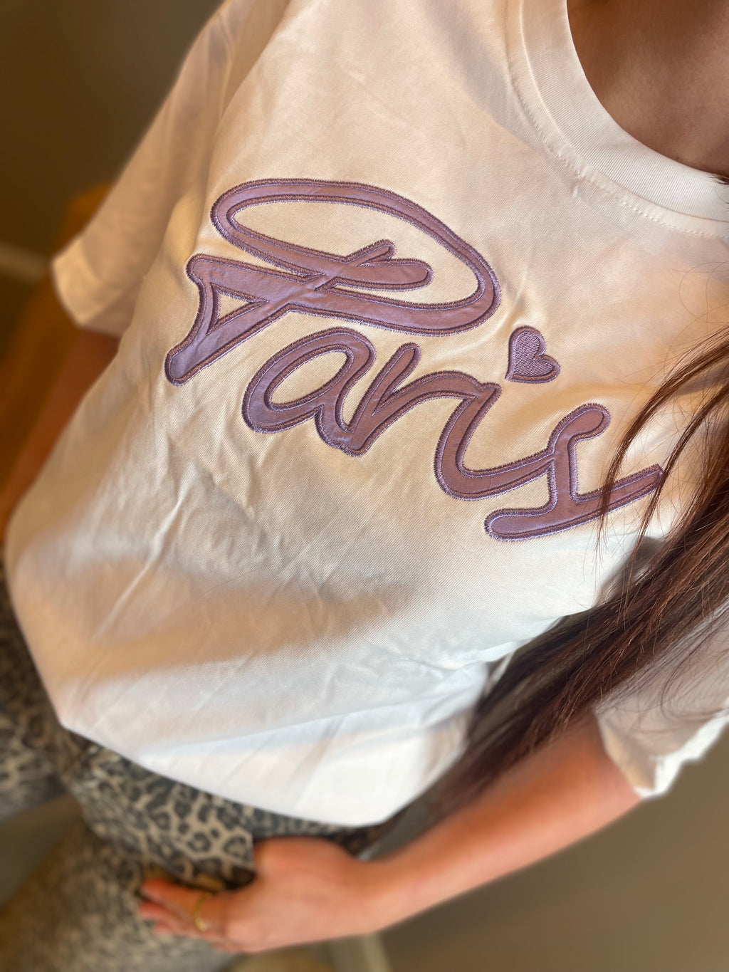 Shirt Paris paars