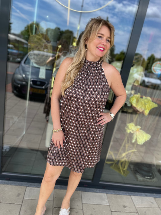Halterjurk Debbie bruin