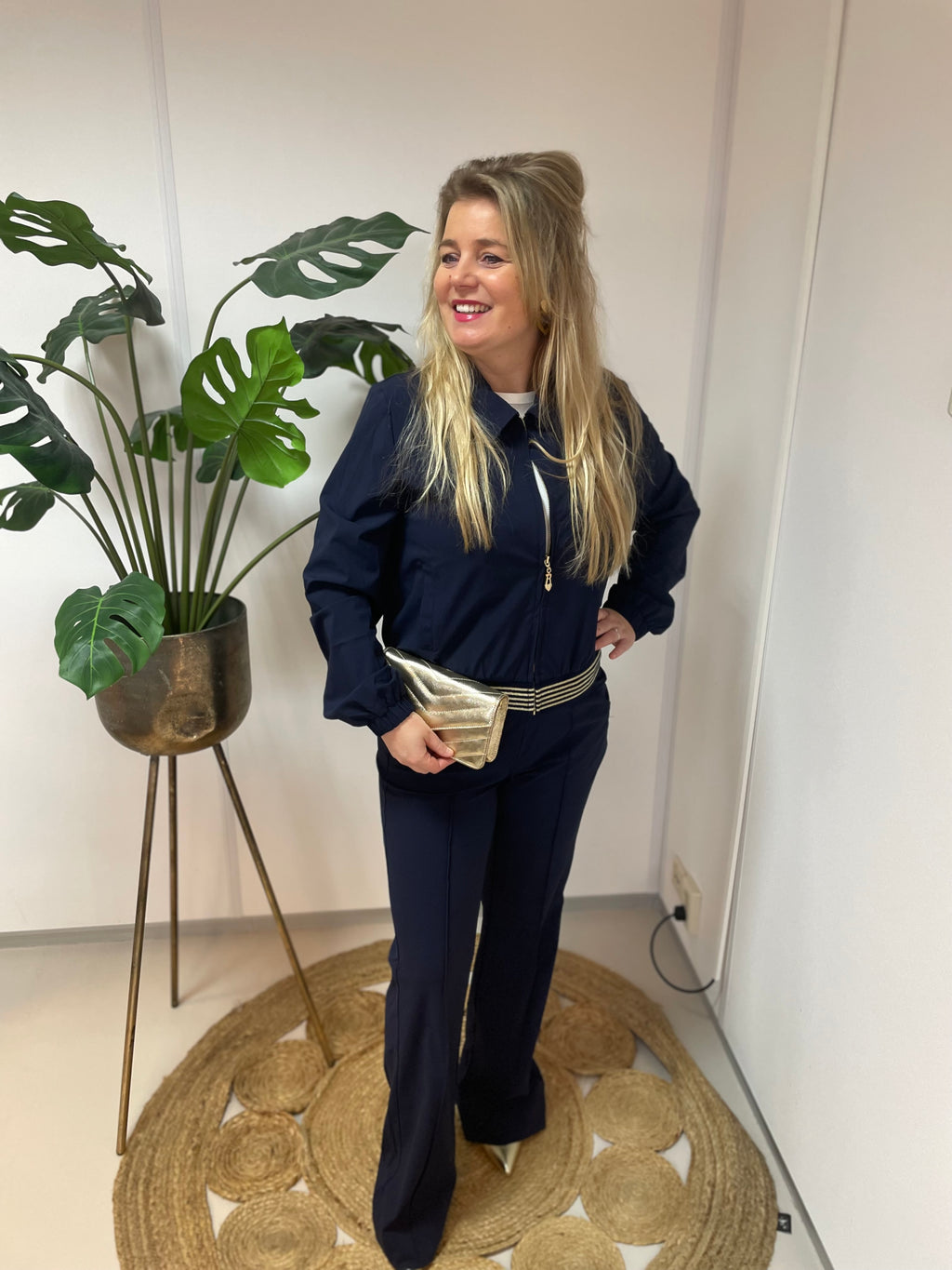 Triple Nine - Broek donkerblauw BR2301