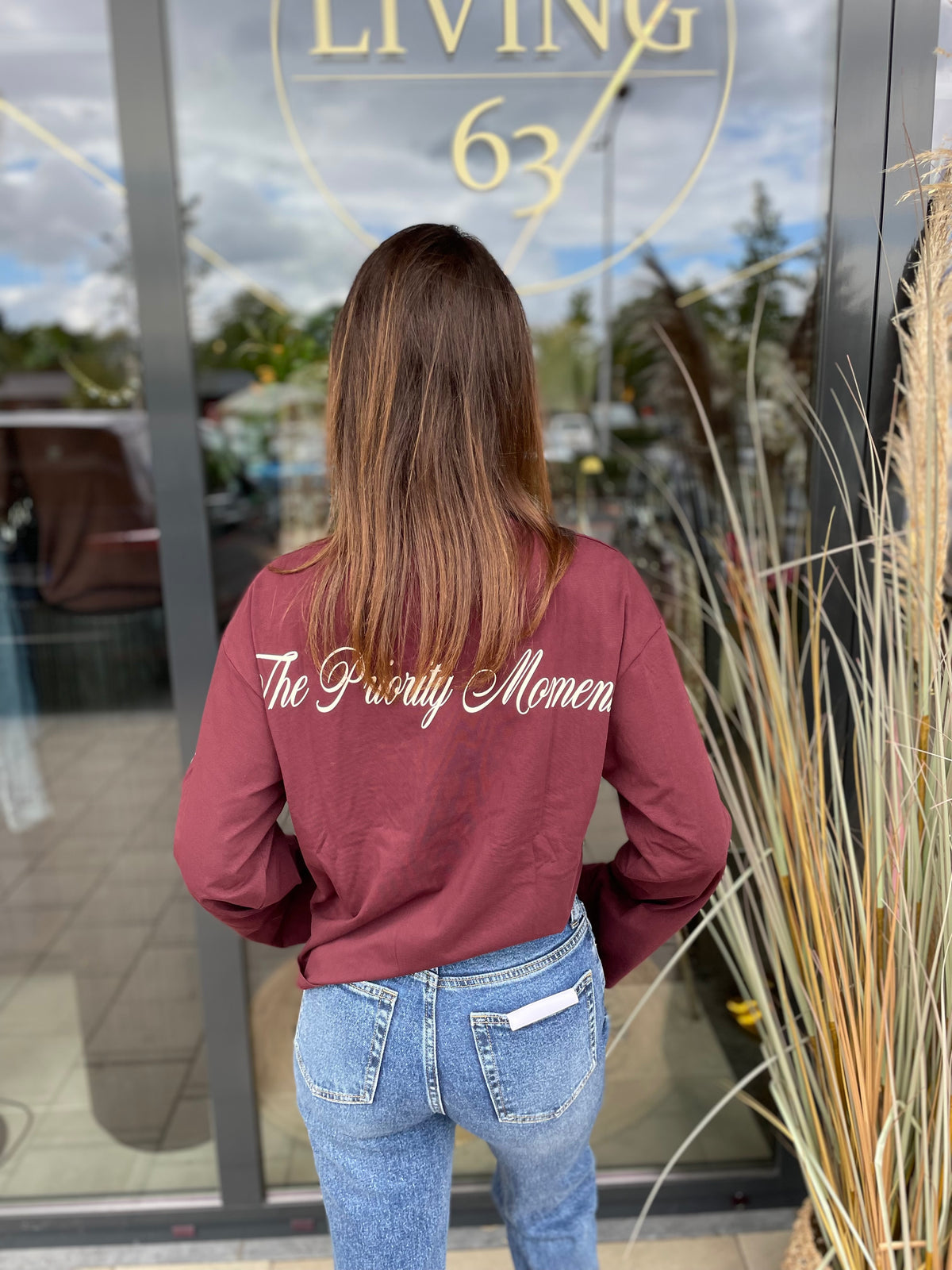 Longsleeve Co bordeaux