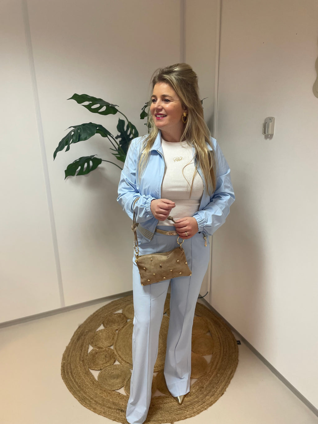 Triple Nine - Broek lichtblauw BR2301