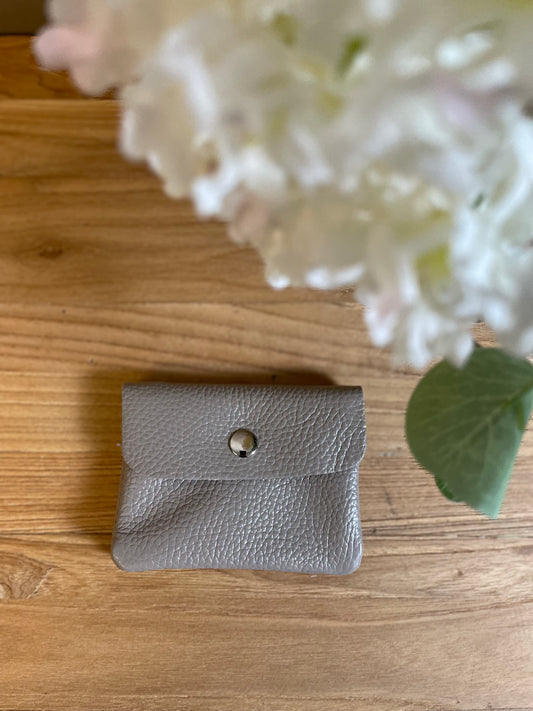 Mini portemonnee taupe