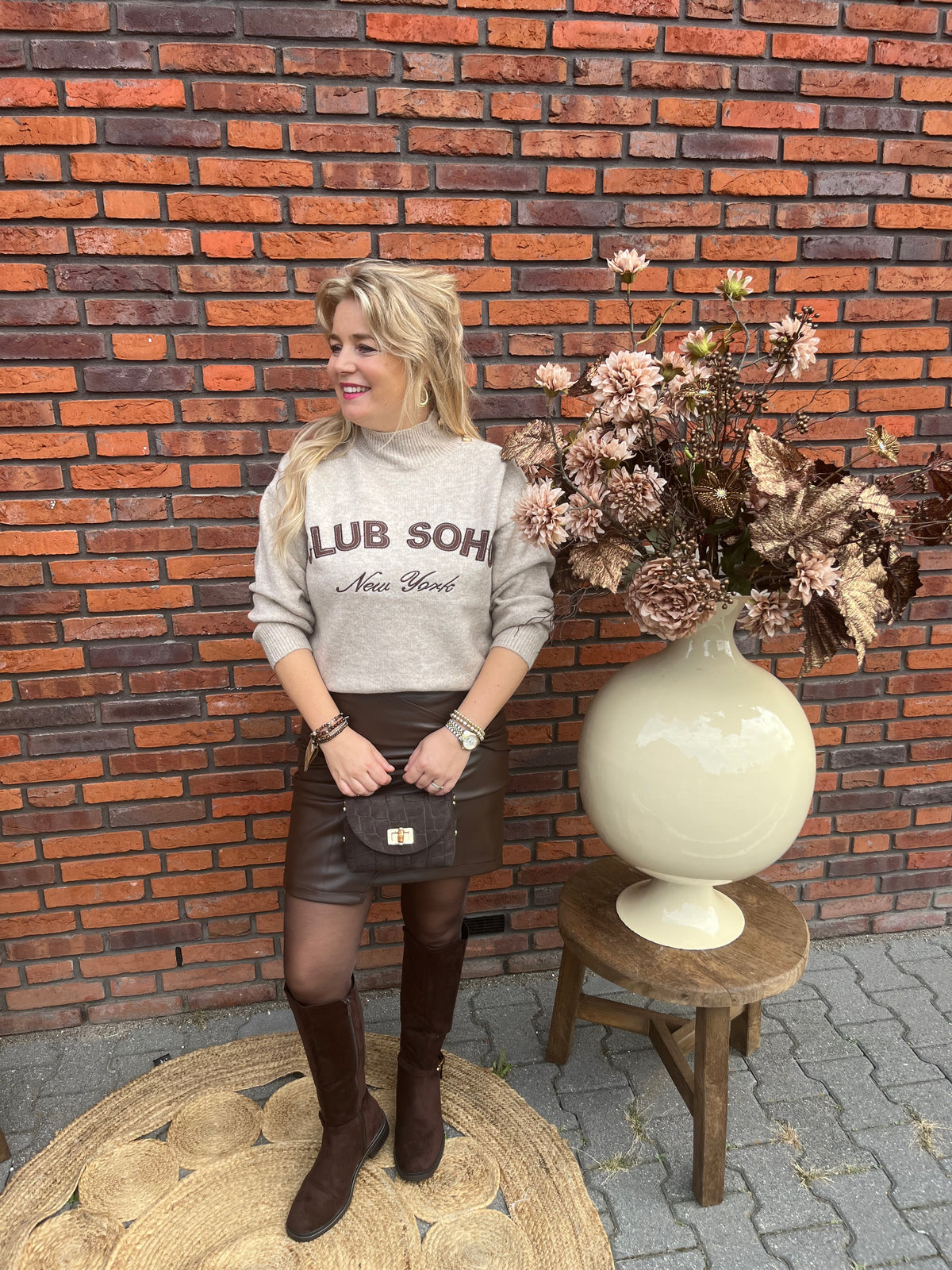 Trui Club Soho beige