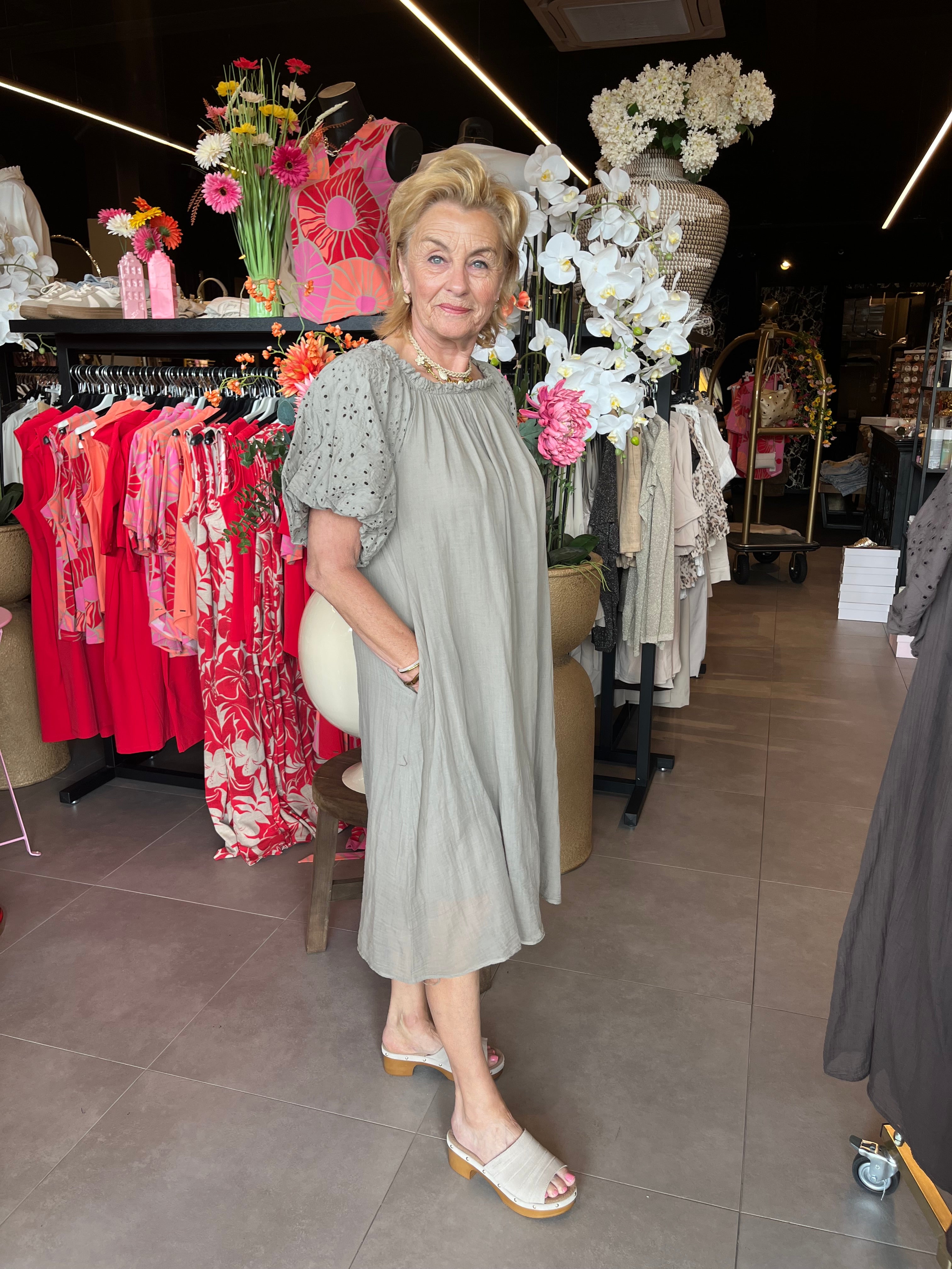 Jurk Biba Taupe