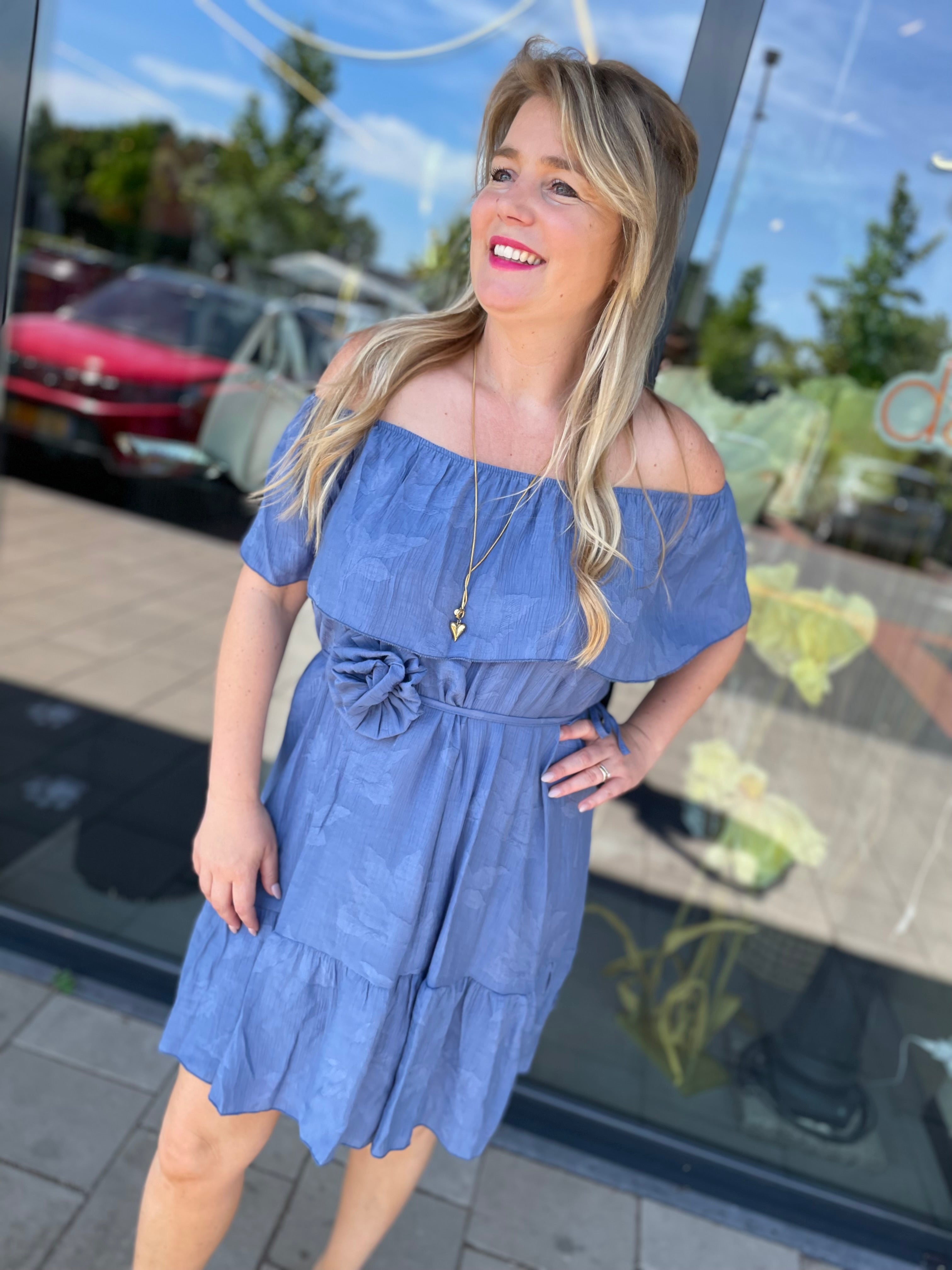 Jurk Zoe blauw