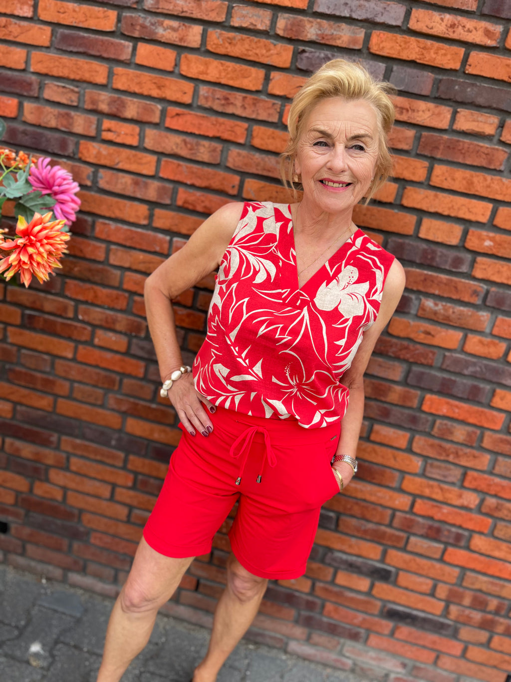 Mi Piace short red MP202423