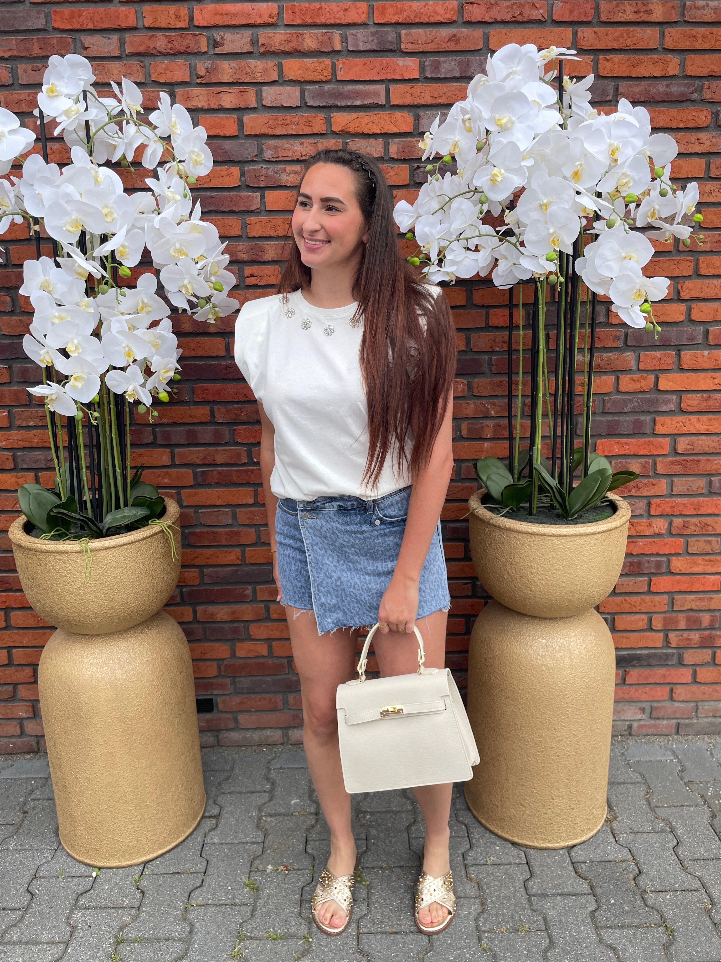 Jeans tijger skort S8724-10