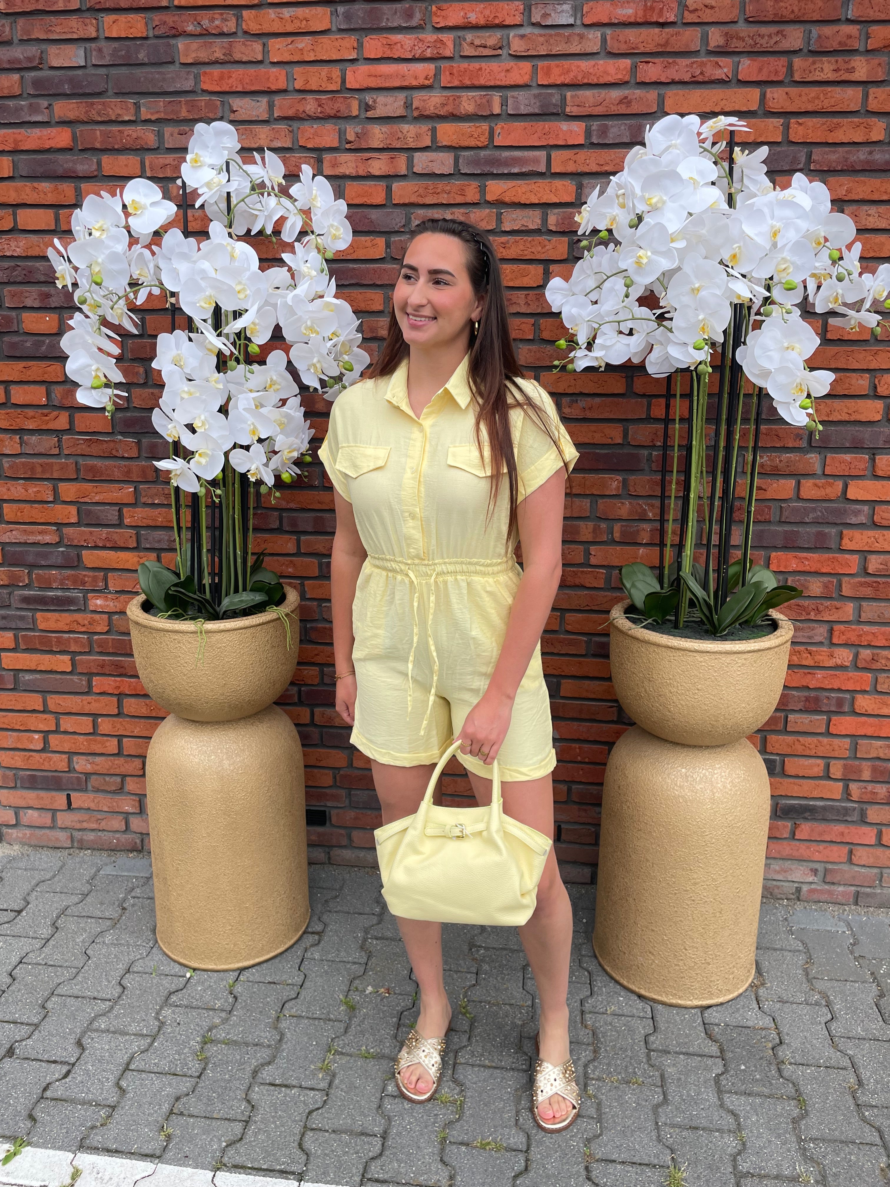 Playsuit Liz Geel