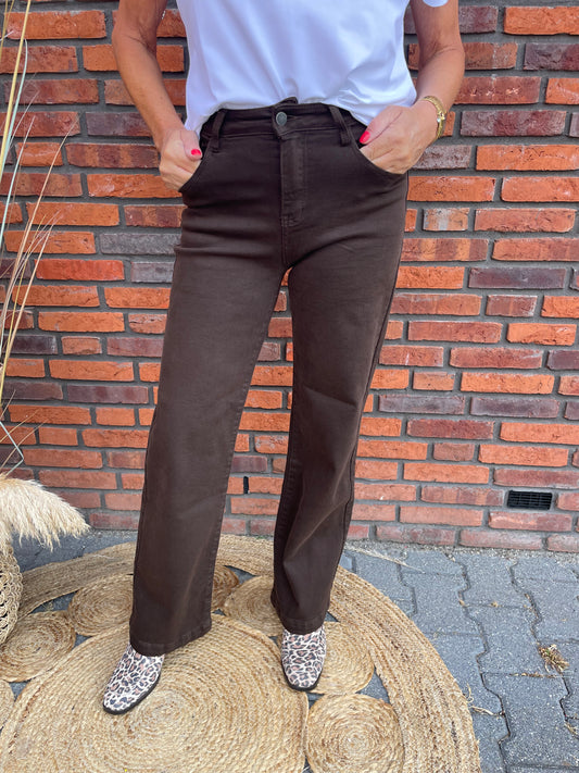 Jeans Tina bruin LW-1877F