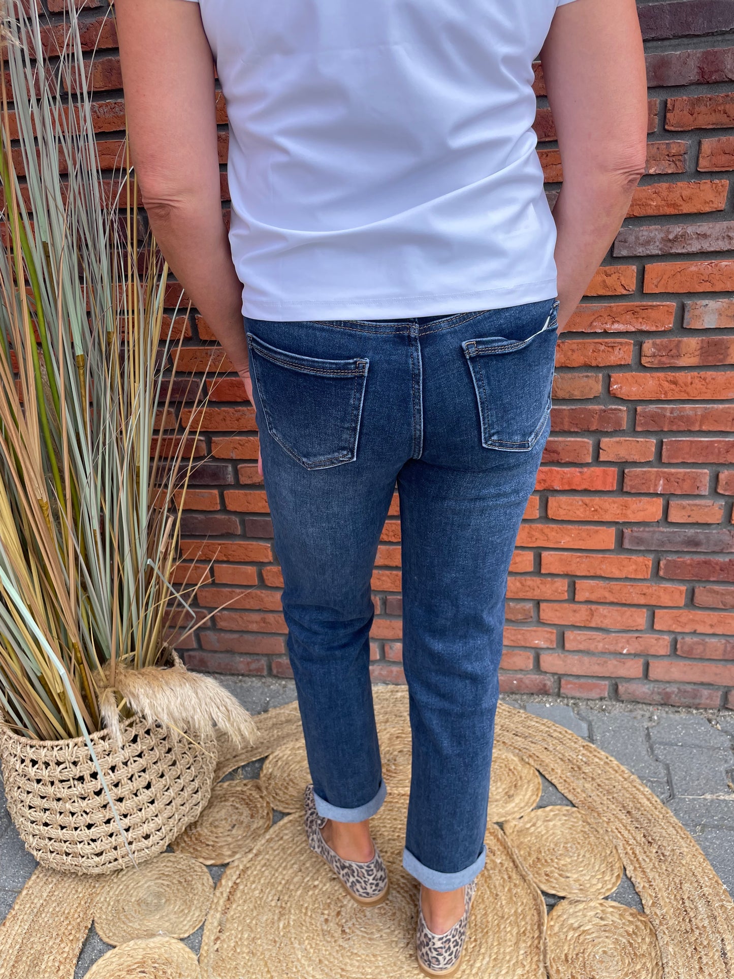 Mom jeans blauw HM329-6