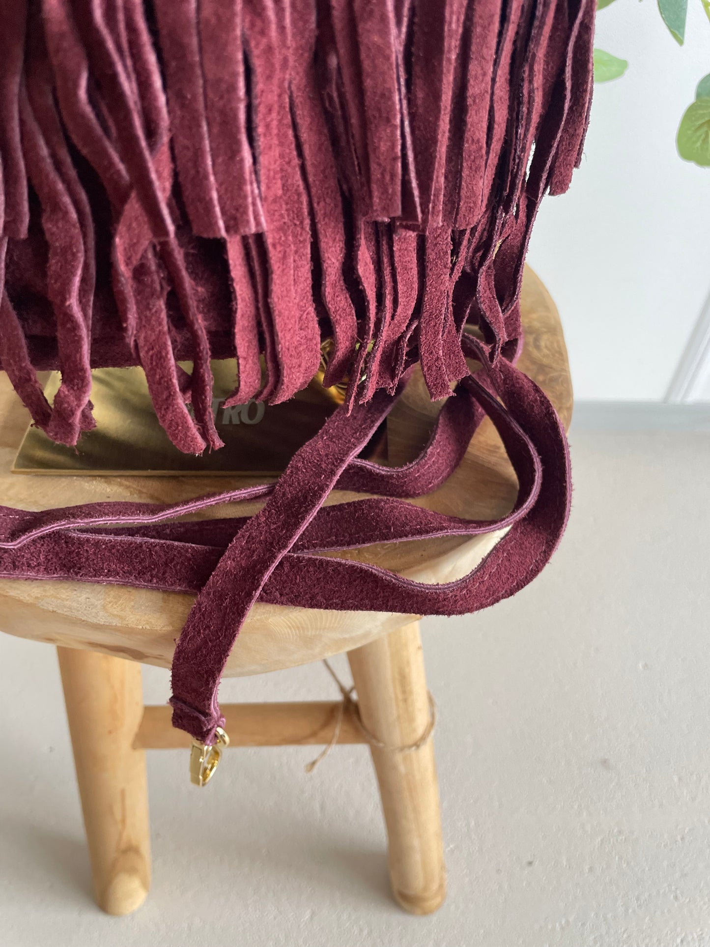 Tas Deluxe Franjels bordeaux