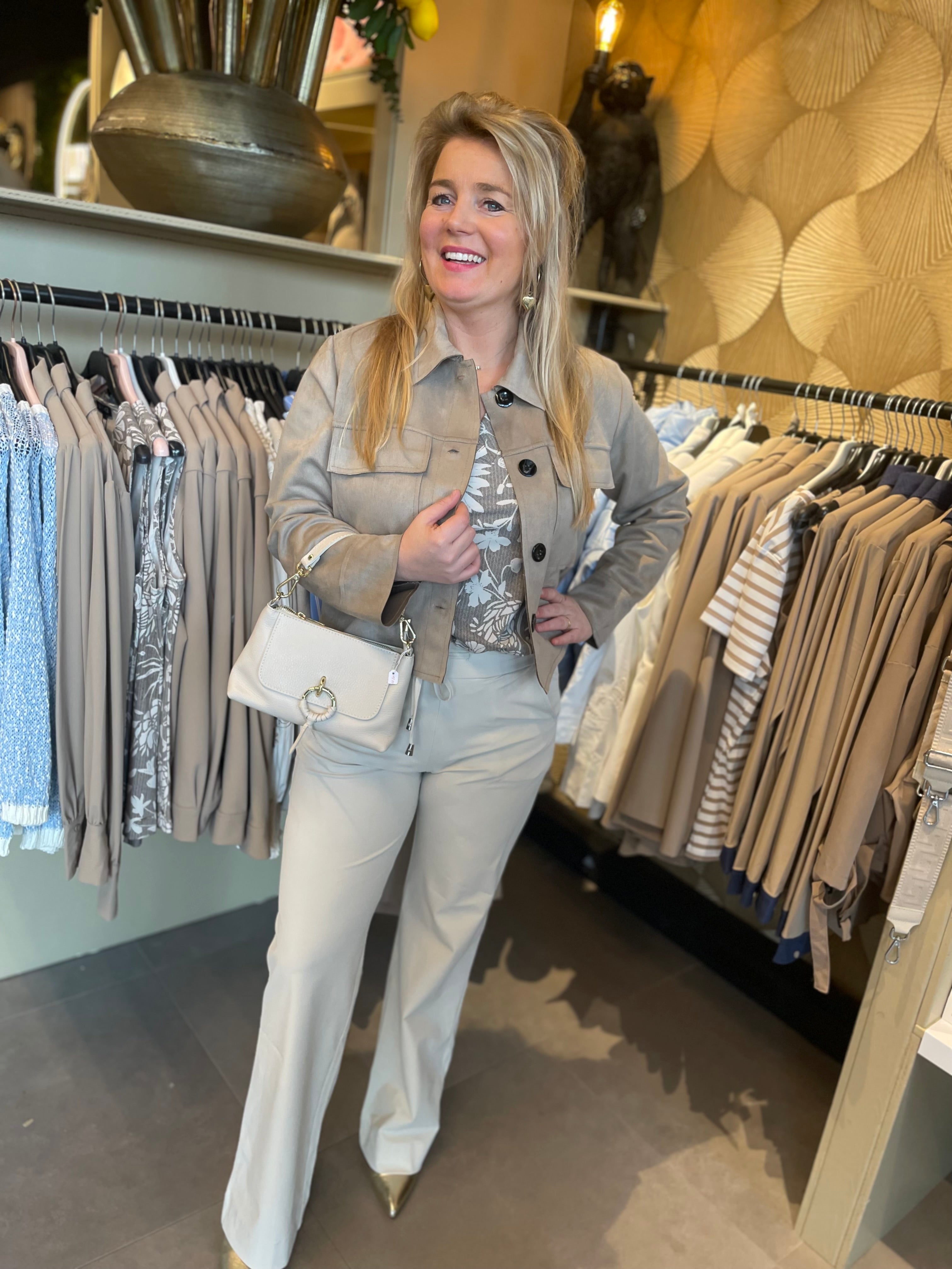 Mi Piace - travelstof hemdje Falcon Mona florals 202027