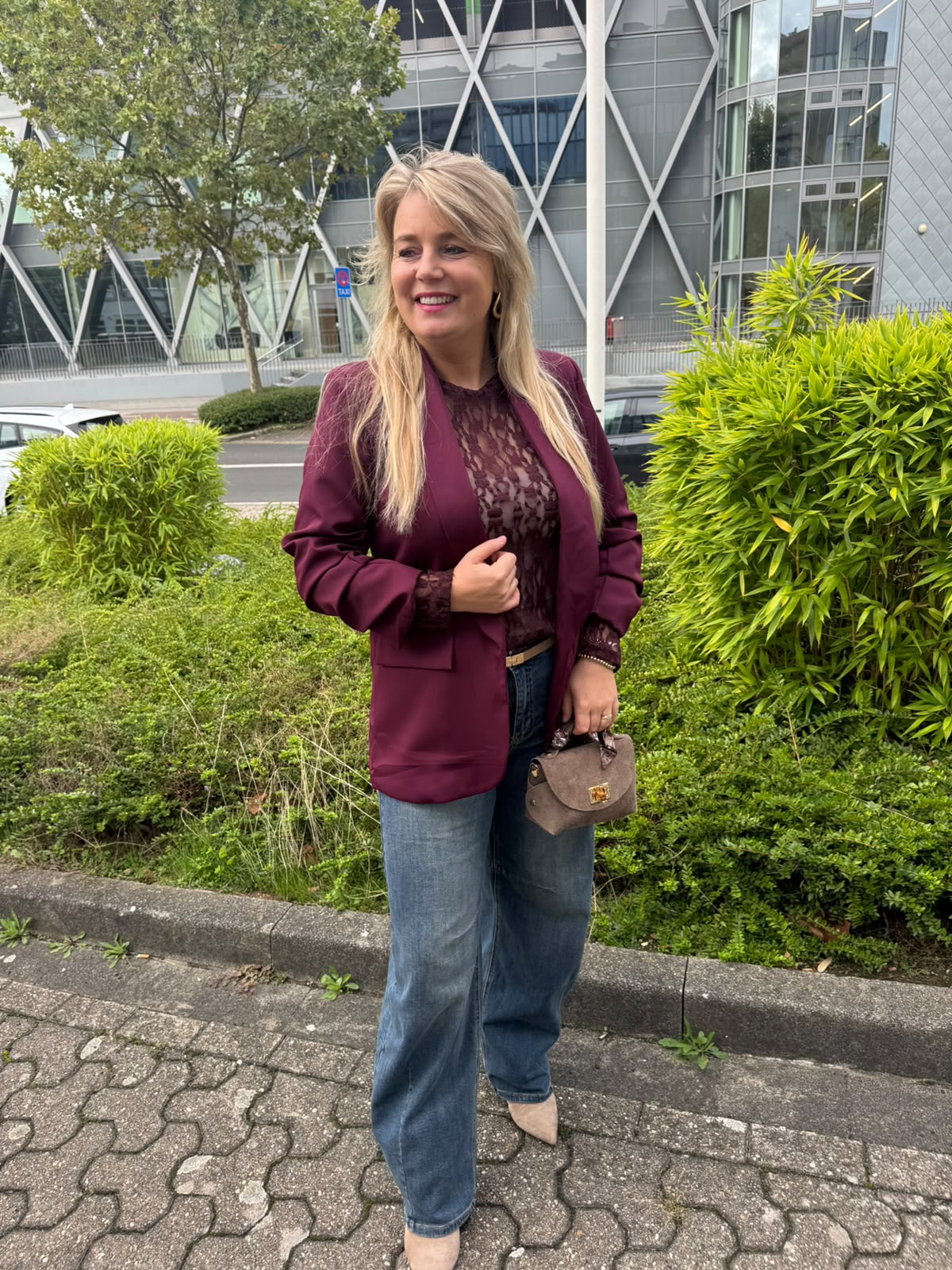 Blazer Cassidy Bordeaux