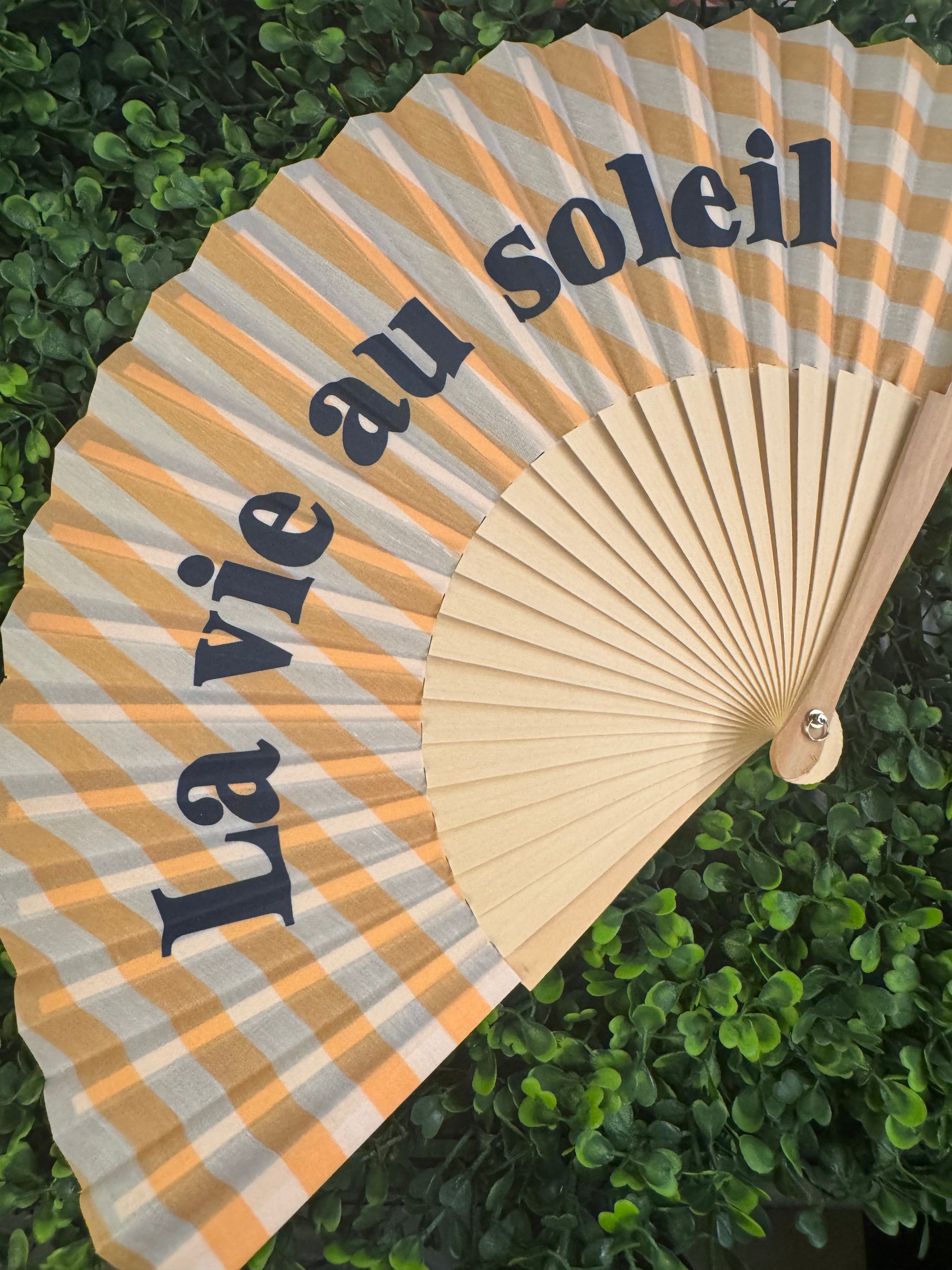 Waaier La vie au soleil