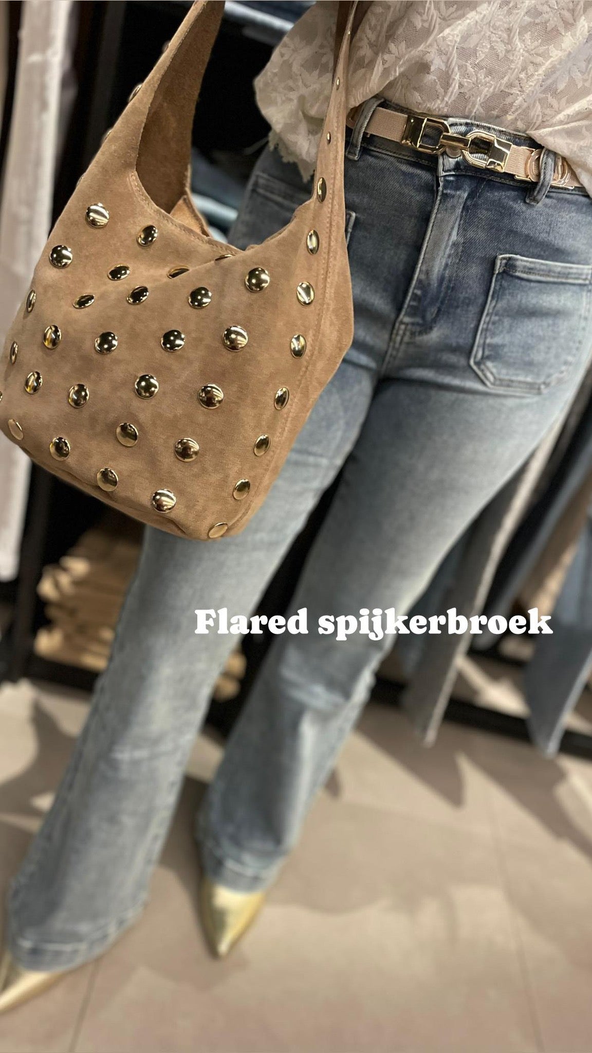Flared Jeans Eline spijker K701