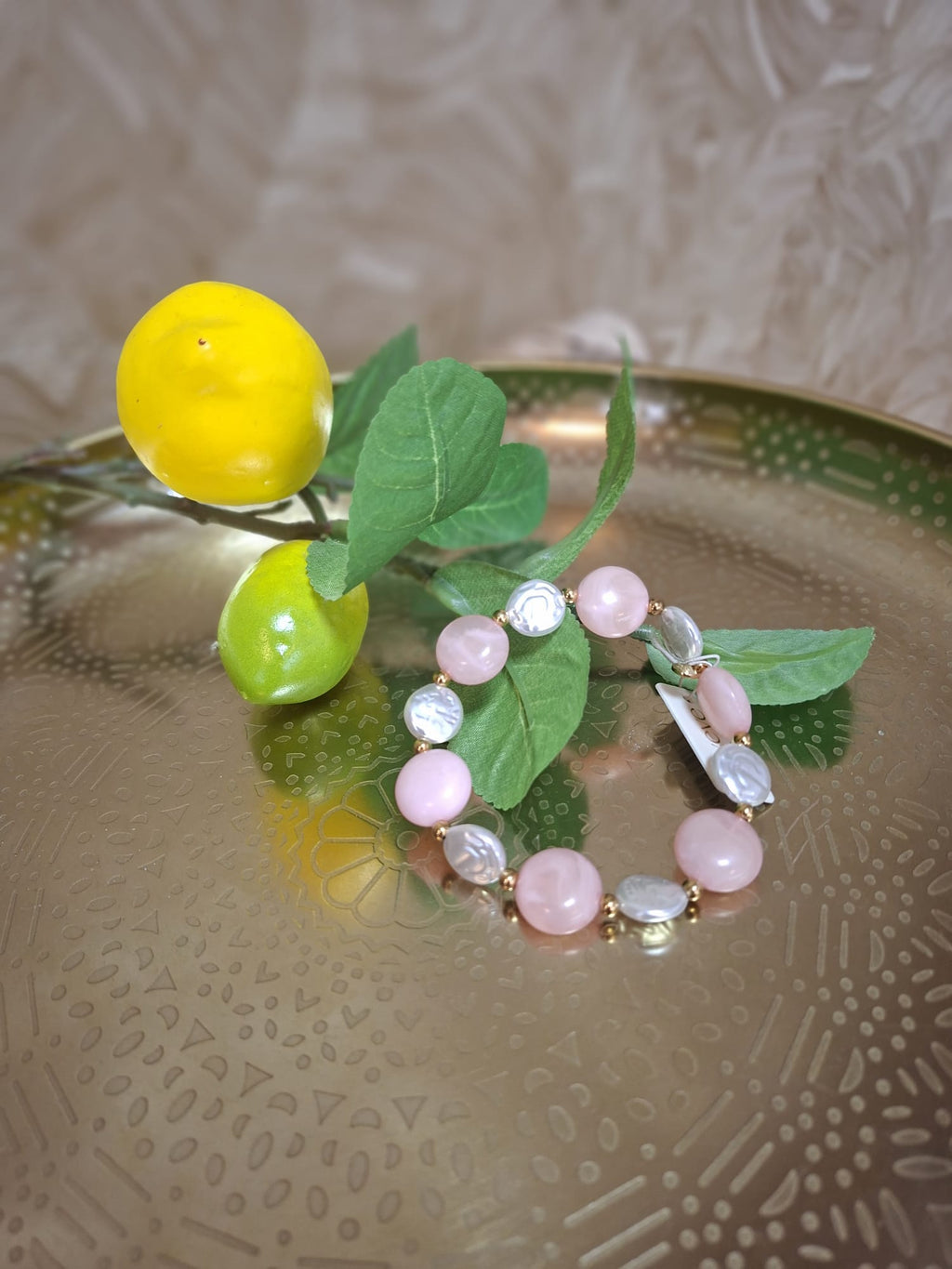 Jasmijn armband Day & Eve roze
