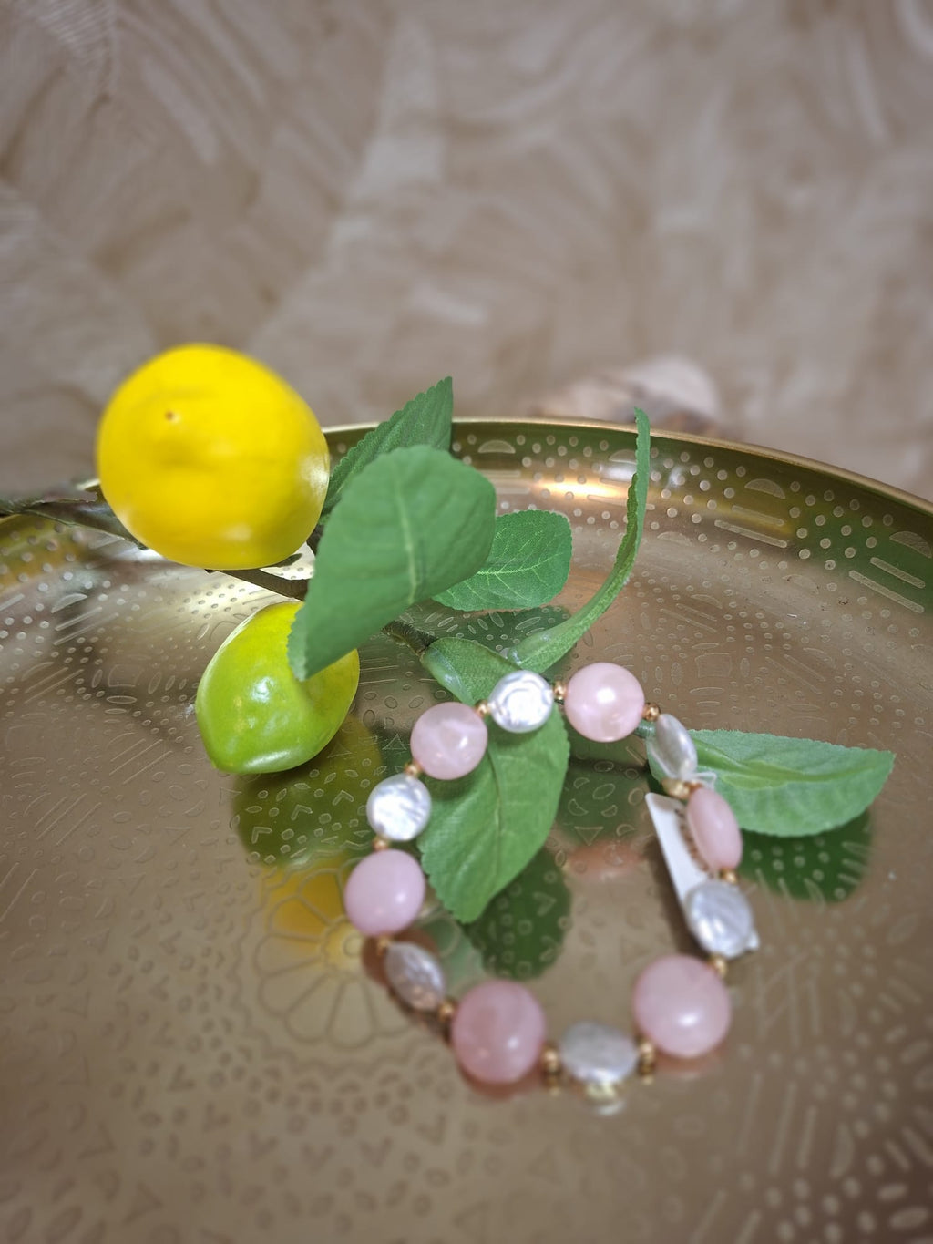 Jasmijn armband Day & Eve roze