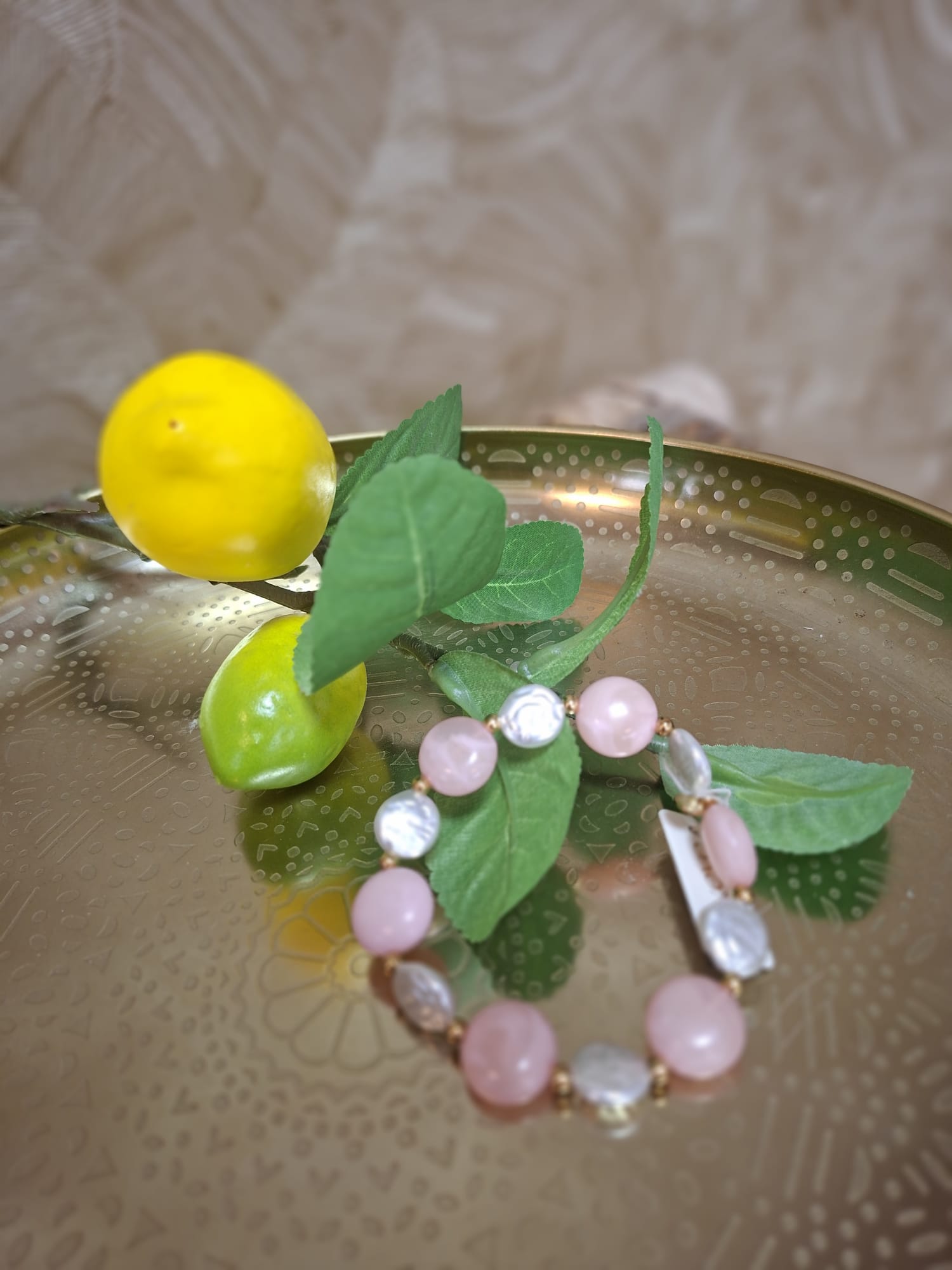 Jasmijn armband Day & Eve roze