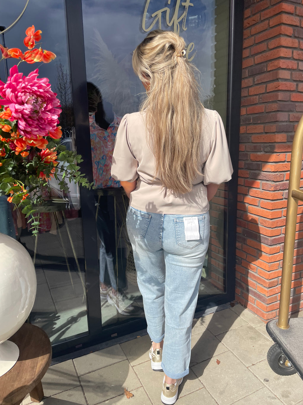 Wikkel blazer Jamy beige