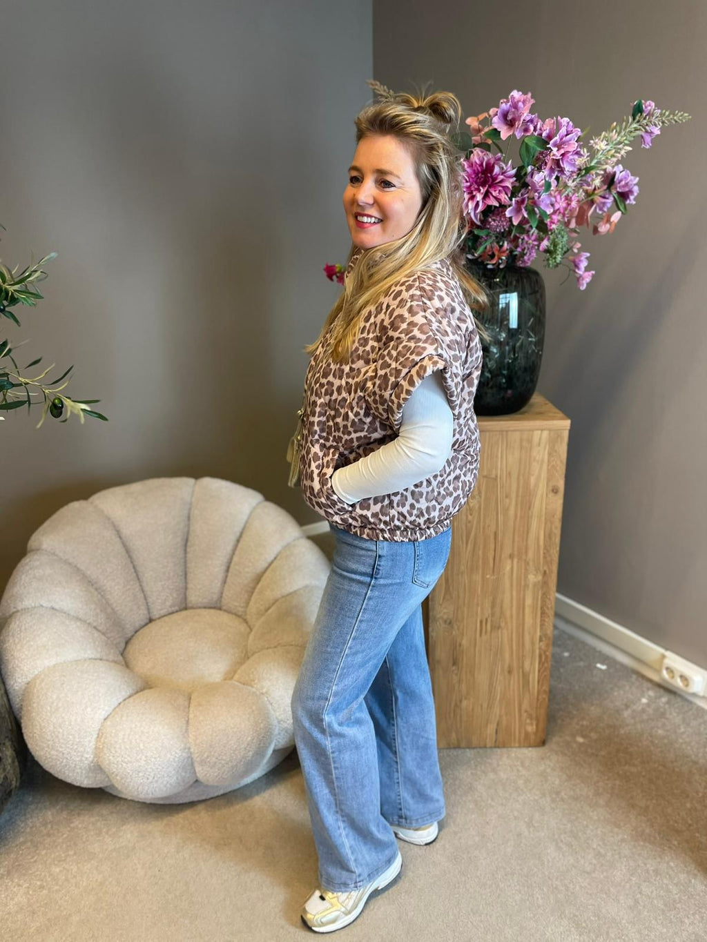 Bodywarmer Lizzy panter