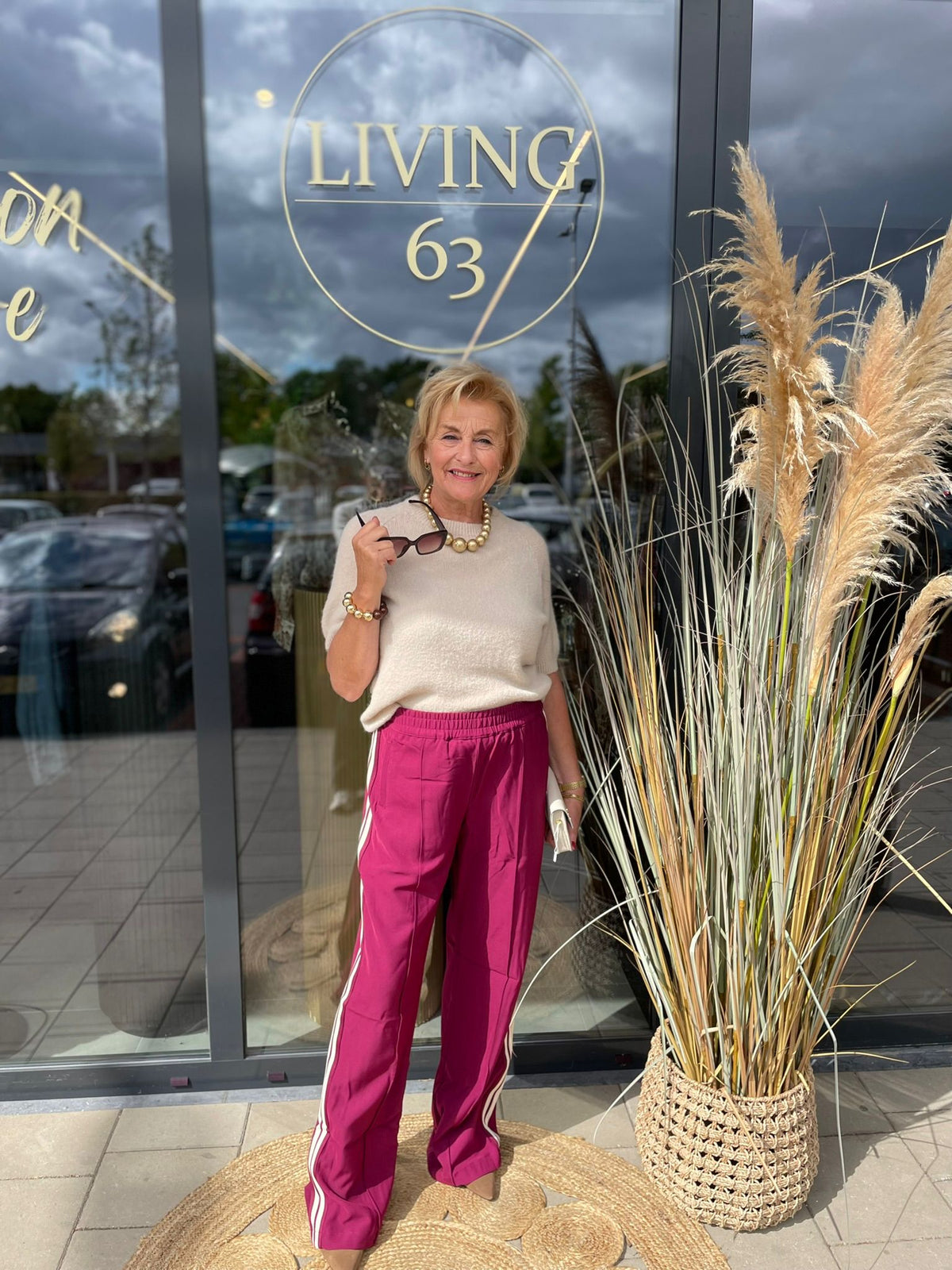 Broek Carla bordeaux