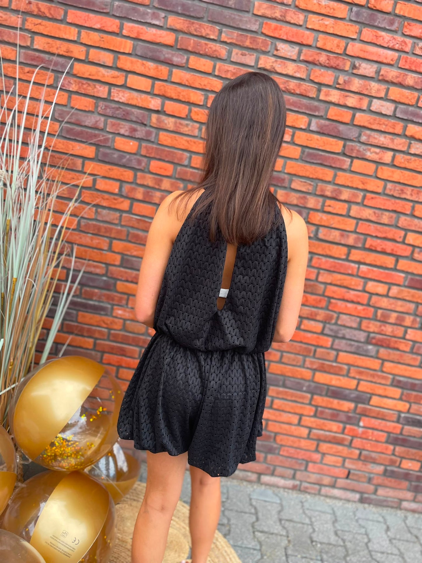 Playsuit Julie zwart