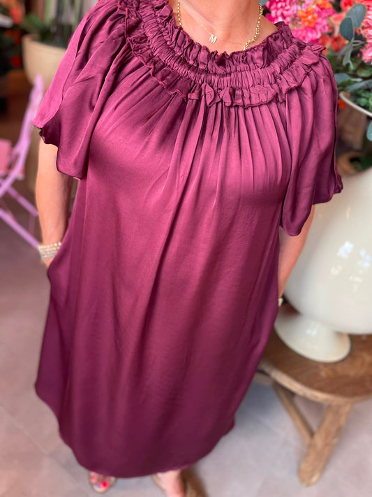 Jurk Mollie bordeaux