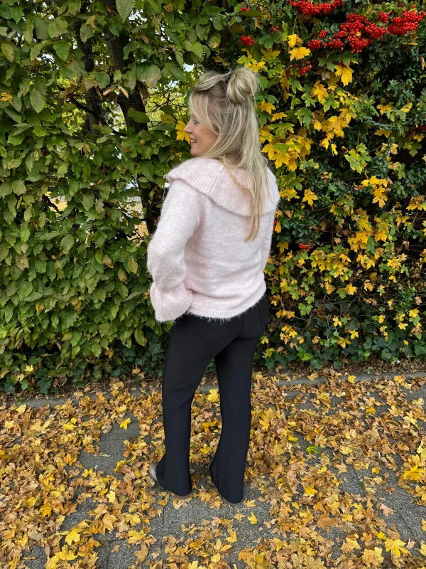 Legging met bies zwart