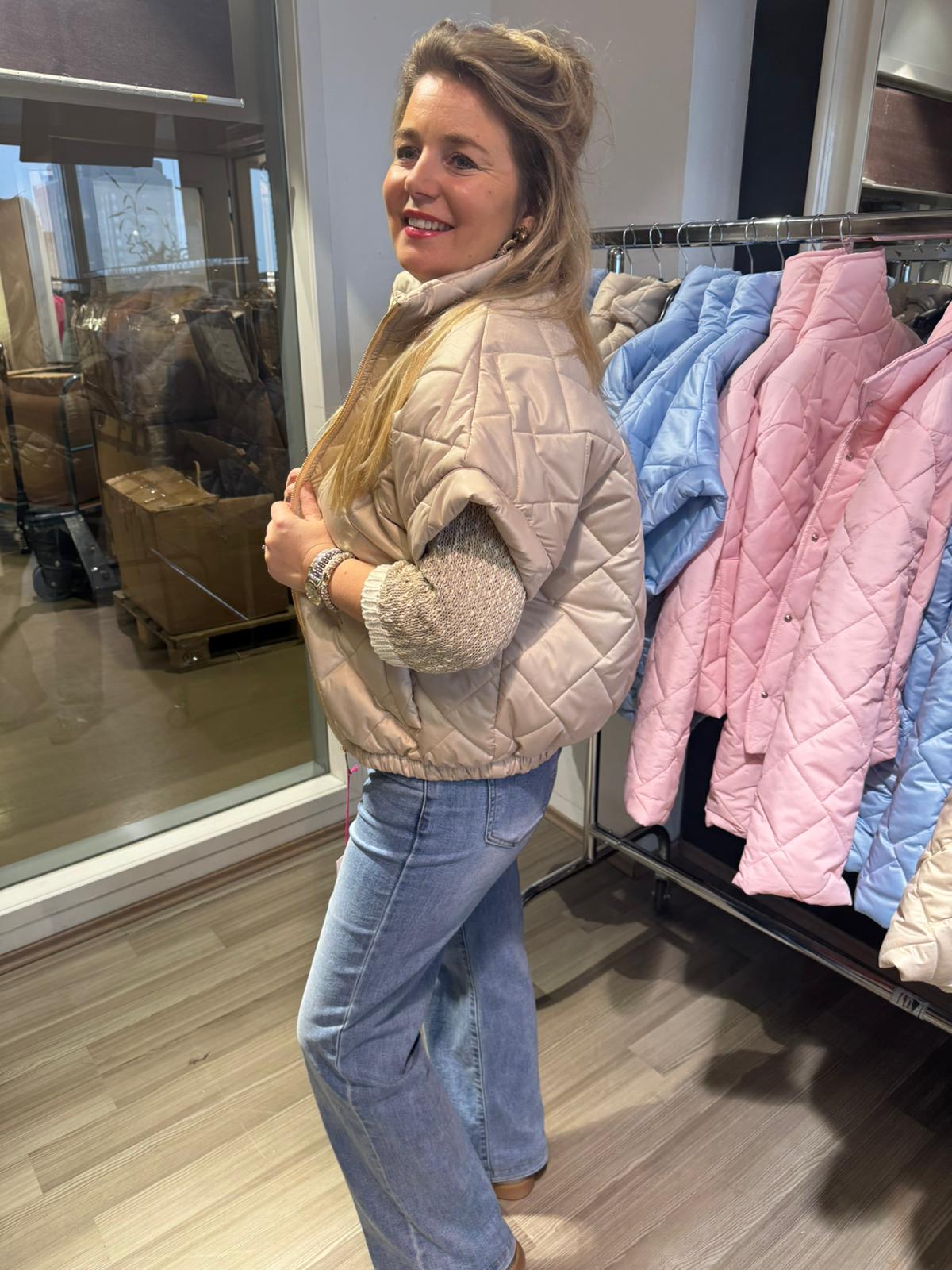 Bodywarmer Lizzy beige