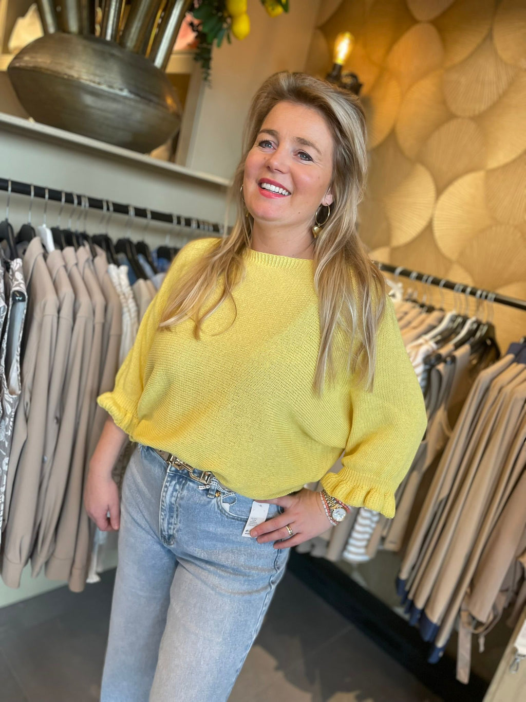 Truitje achterkant bloem