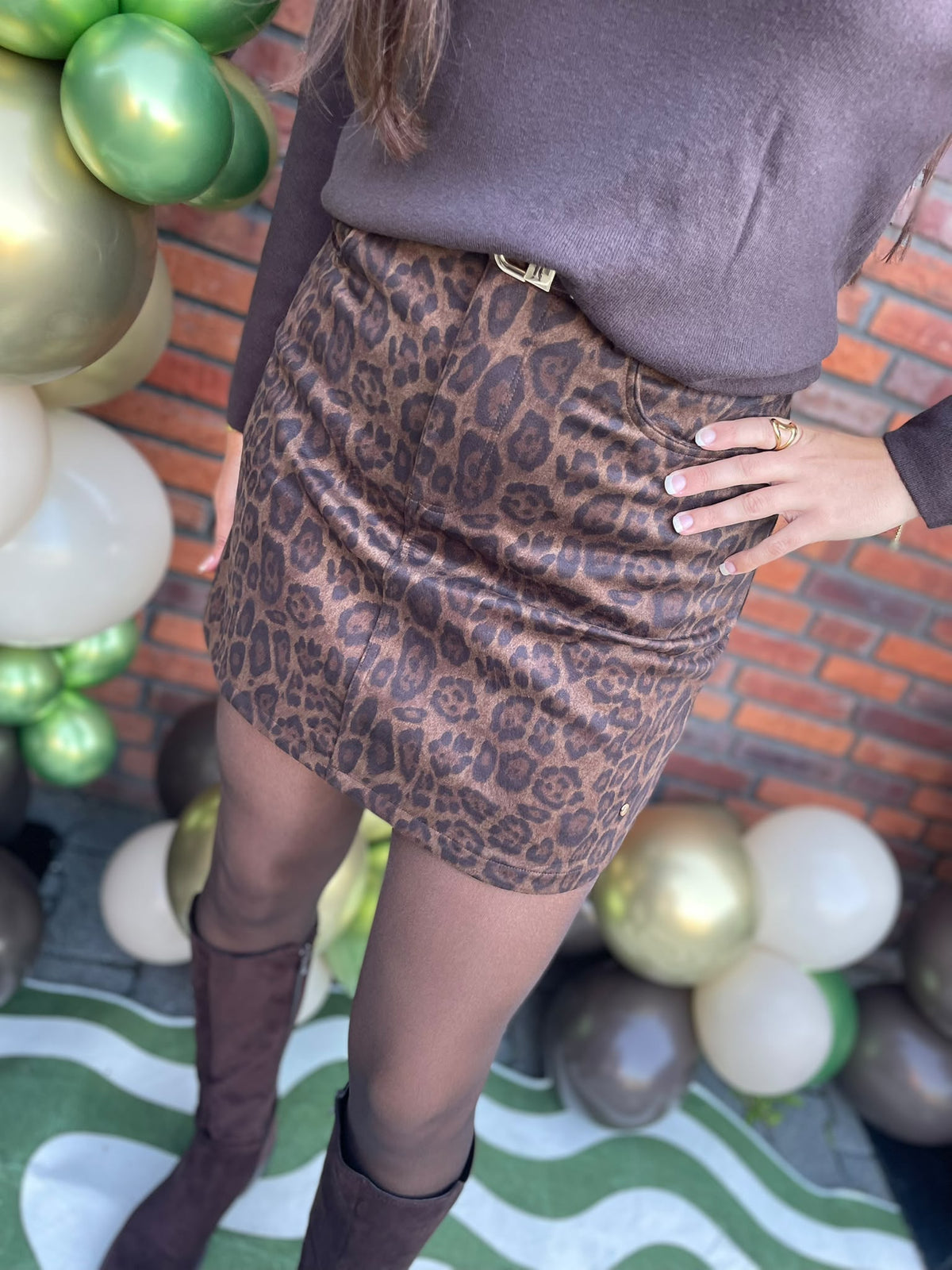 Rokje panterprint