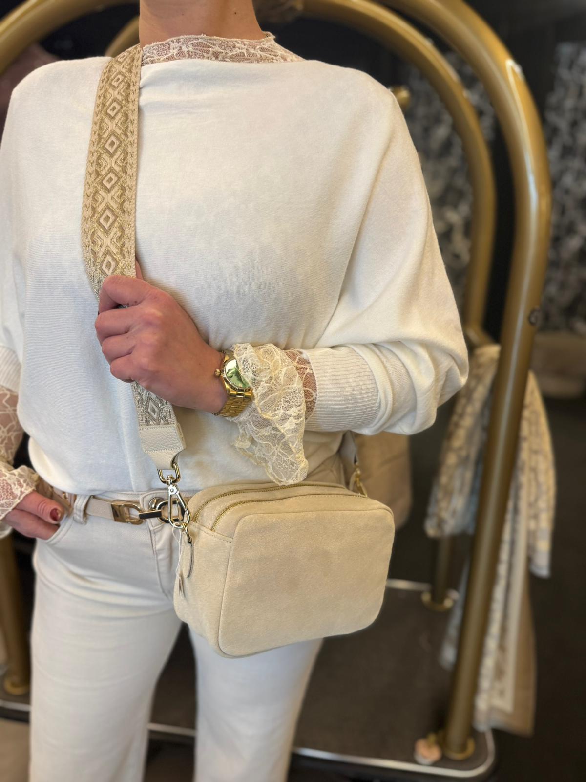 Vleermuis trui Vive wol wit