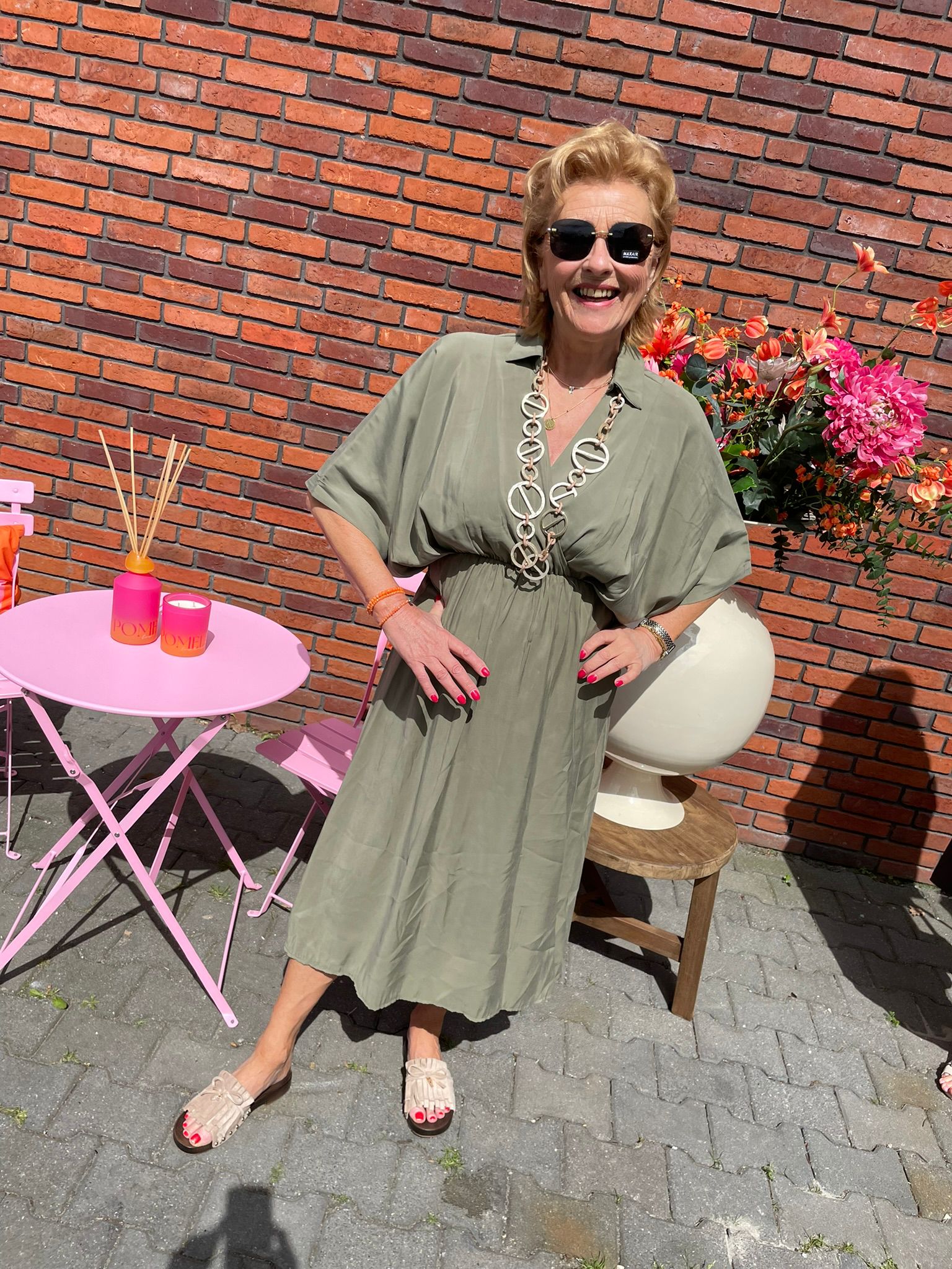 Jurk Esther groen