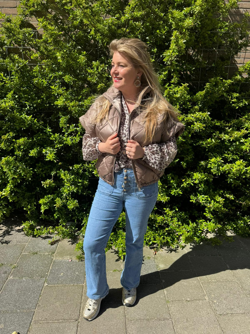 Bodywarmer Lizzy taupe