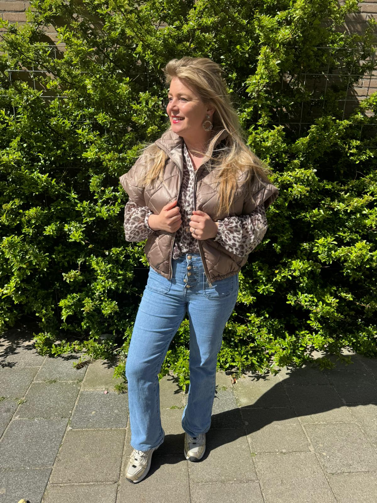 Bodywarmer Lizzy taupe