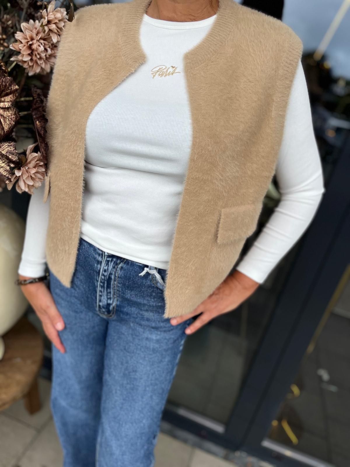 Triple Nine - Gilet beige TR9001