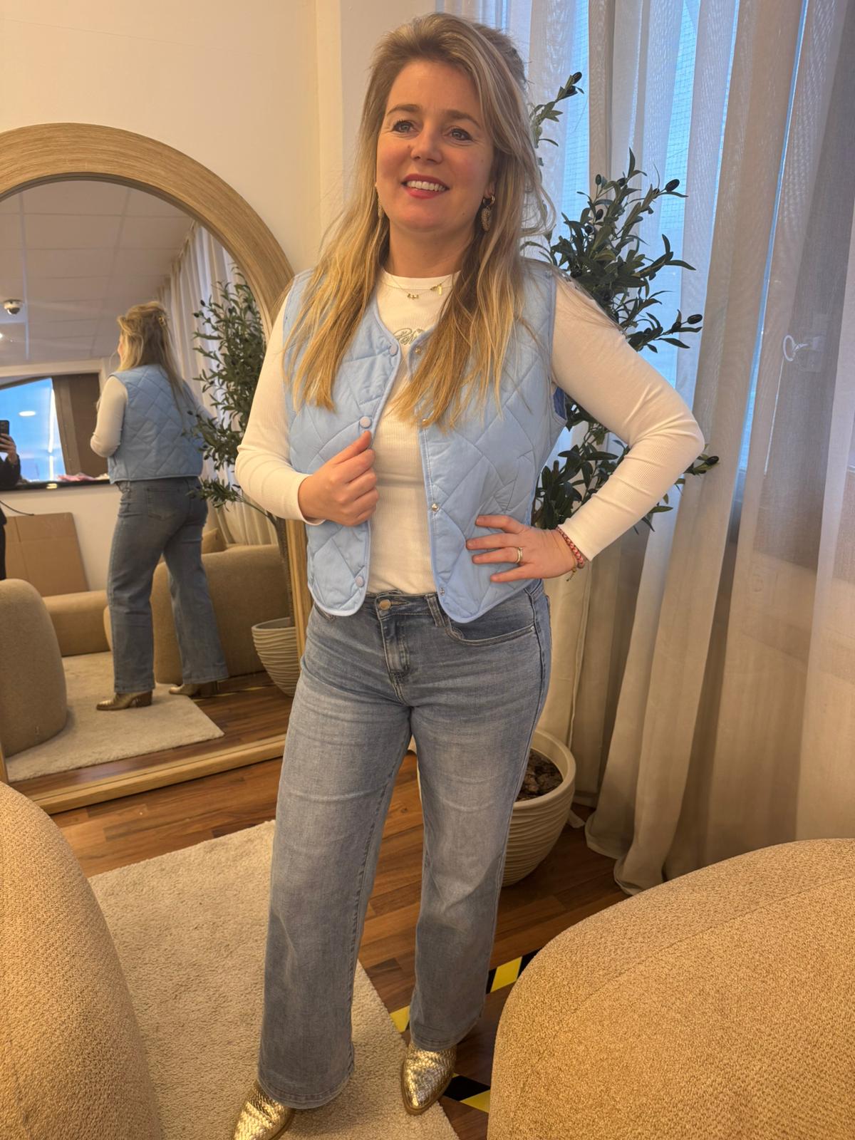 Bodywarmer/gilet Mia blauw