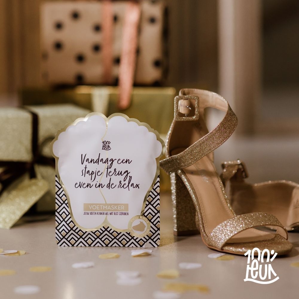 100% leuk voetmasker