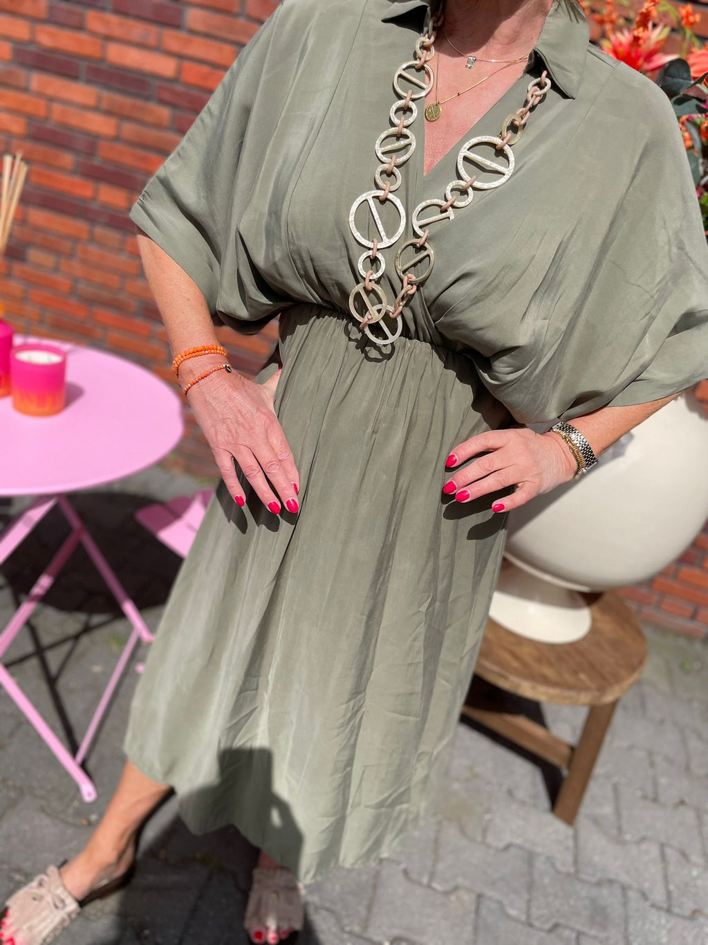 Jurk Esther groen