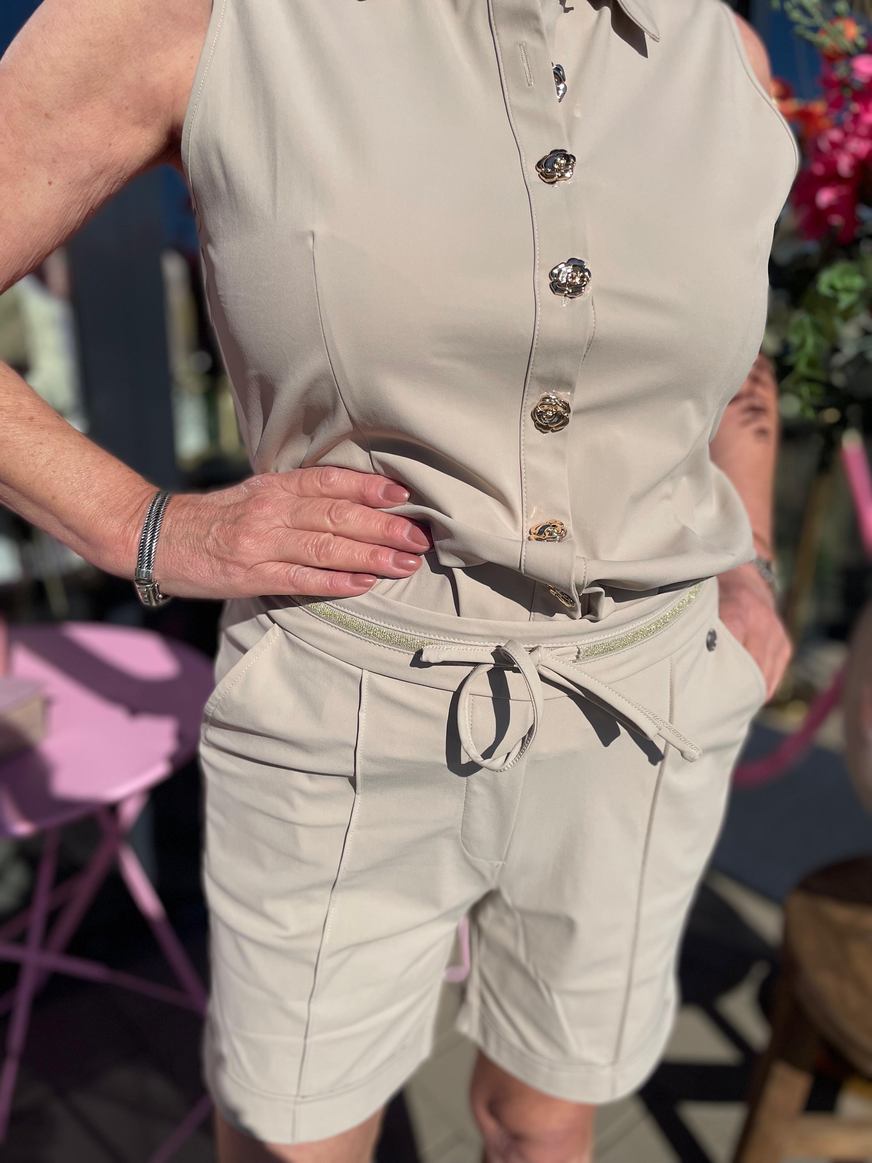 Triple Nine - Travel korte broek beige SR-2504