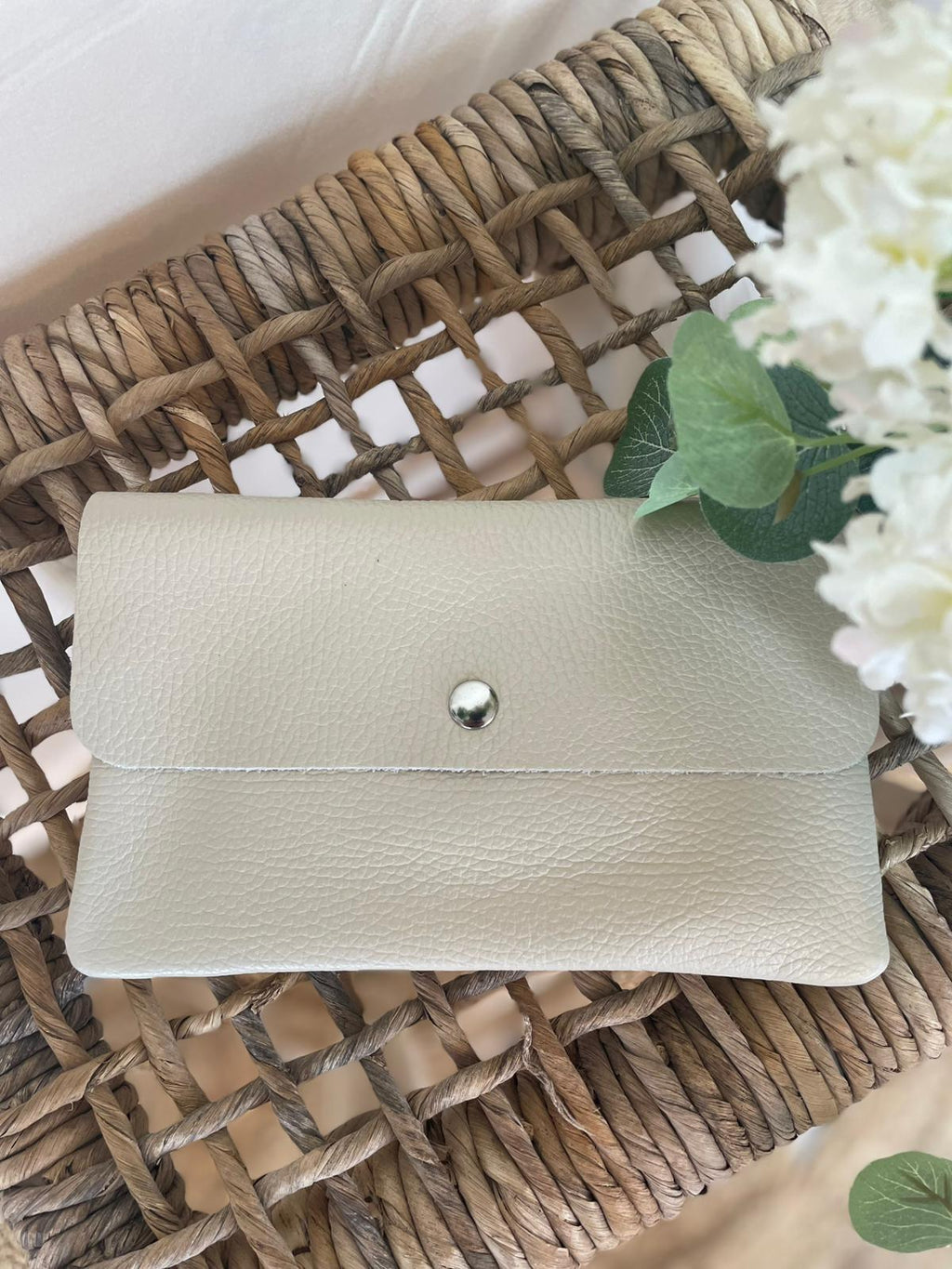 Envelop tas beige