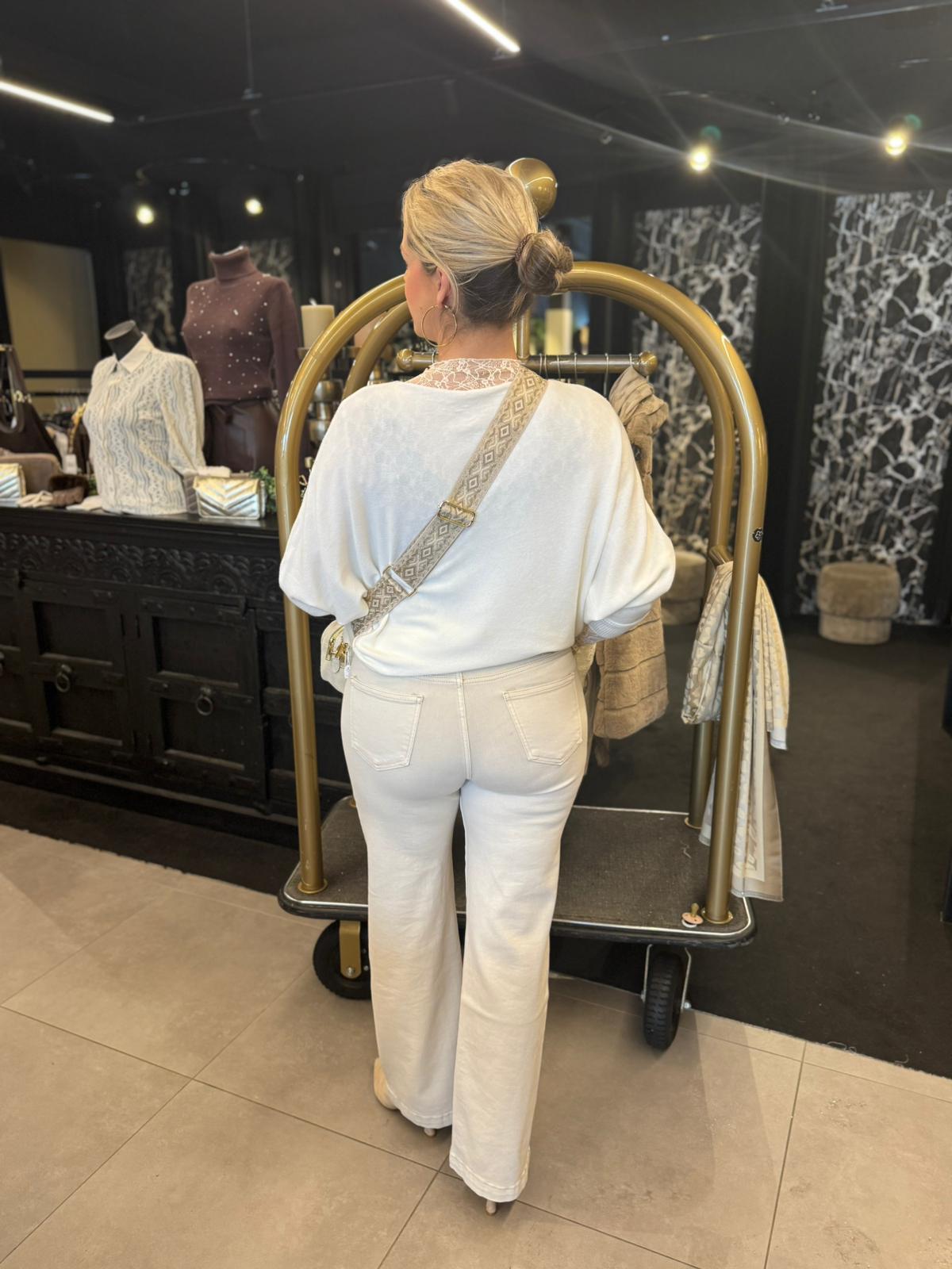 Vleermuis trui Vive wol wit