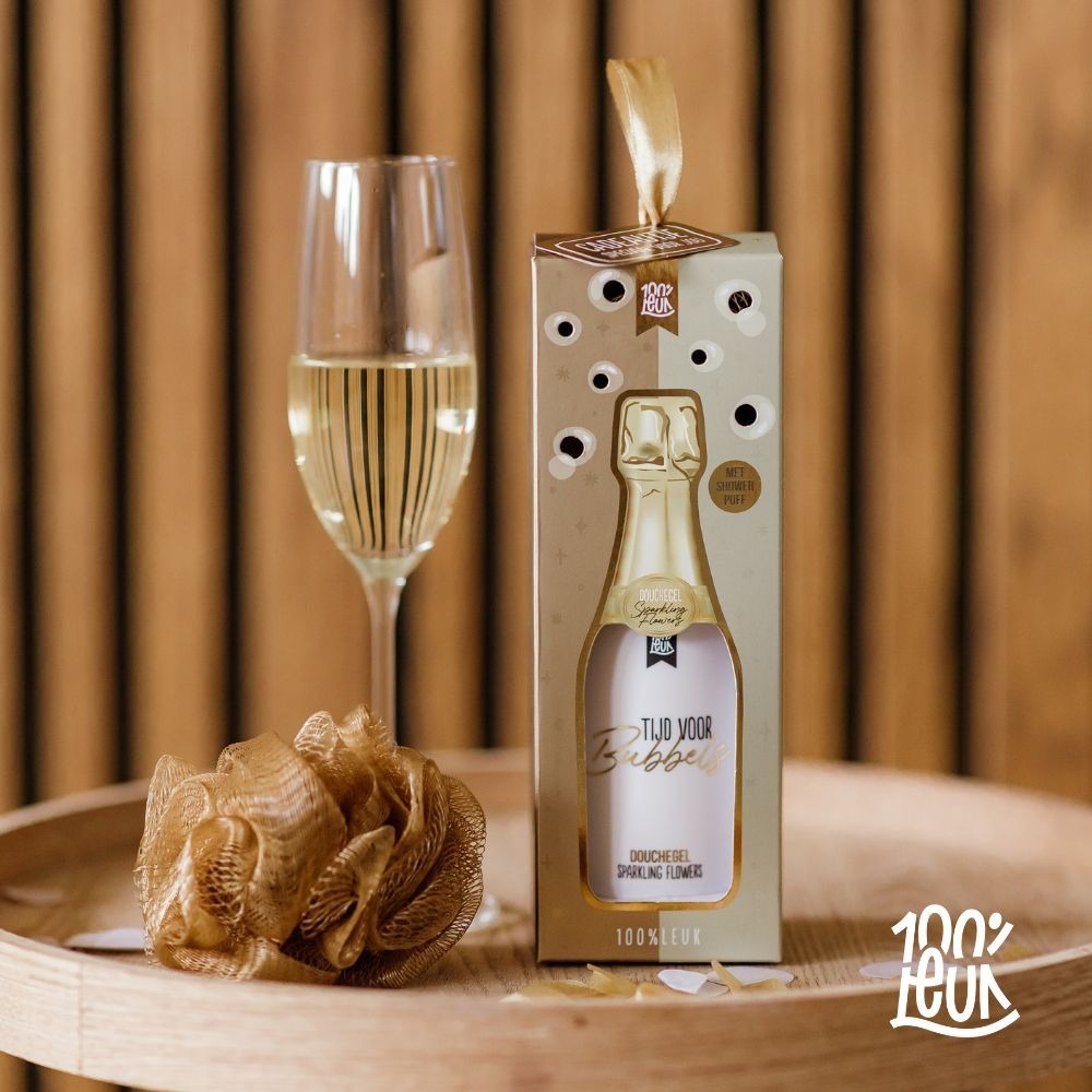 100% leuk douchegel-tijd voor bubbels