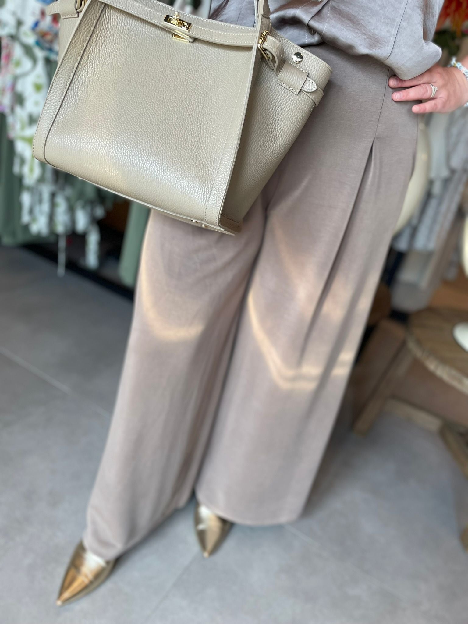 Pantalon Jovita taupe