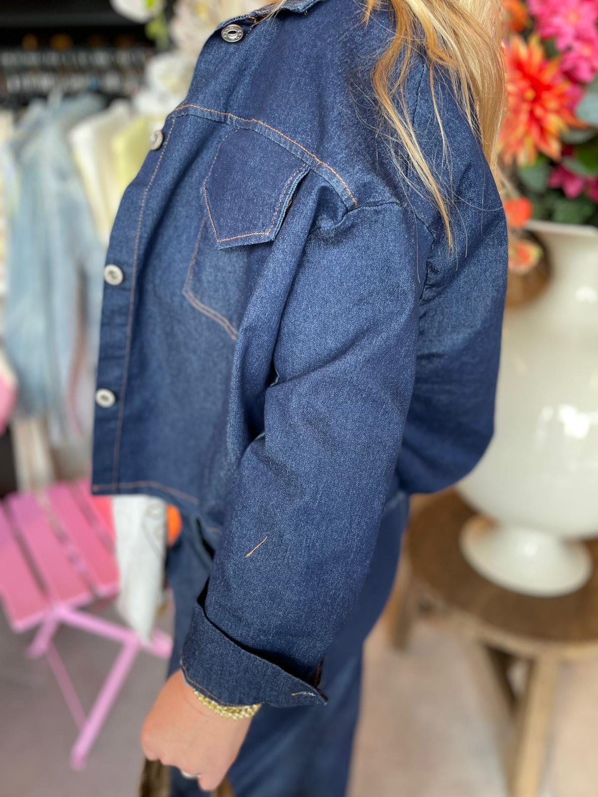 Spijkerpak Vaya blouse