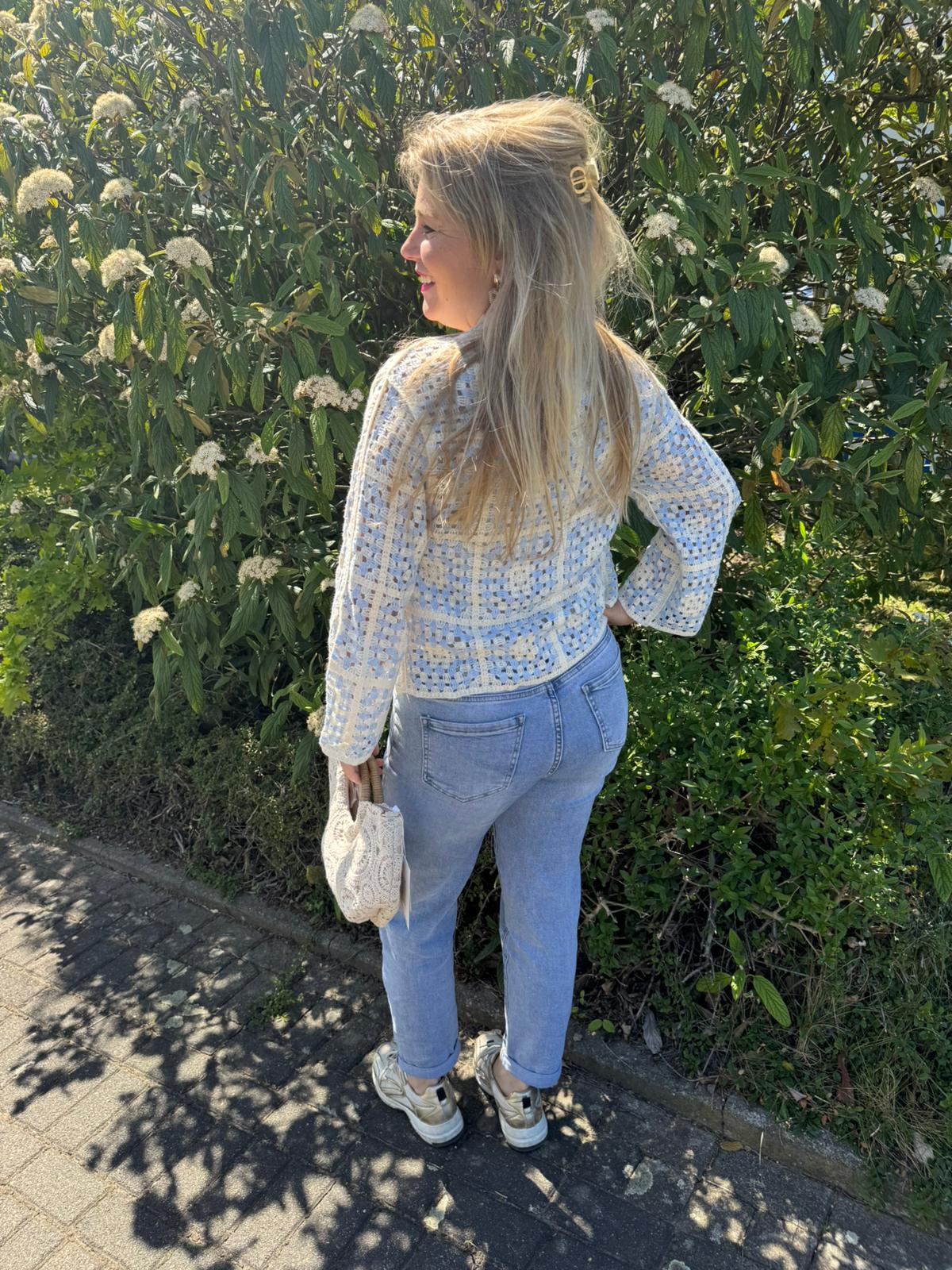 Vest Marielle blauw